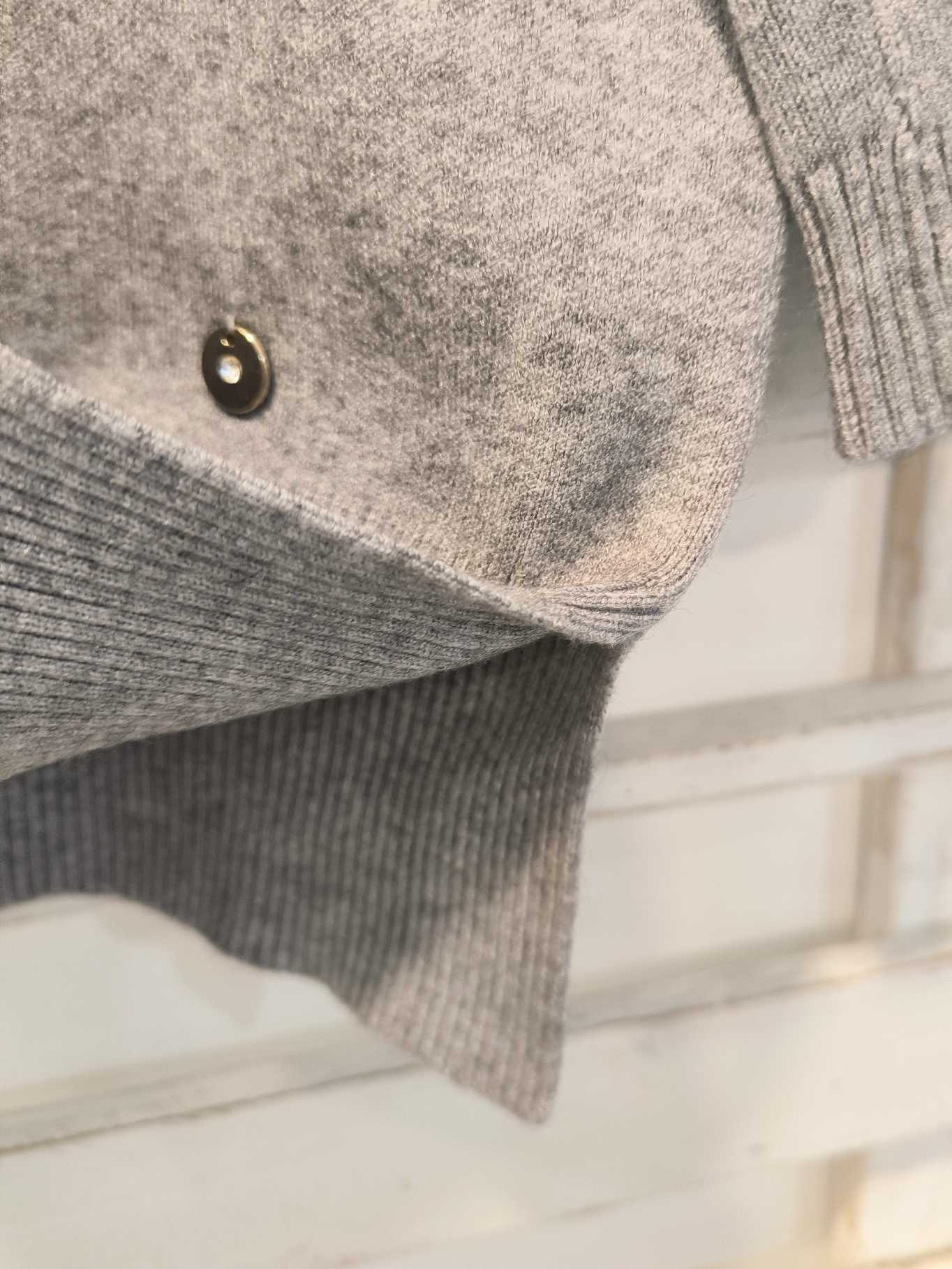 PULLOVER COLLO MORBIDO - Grigio