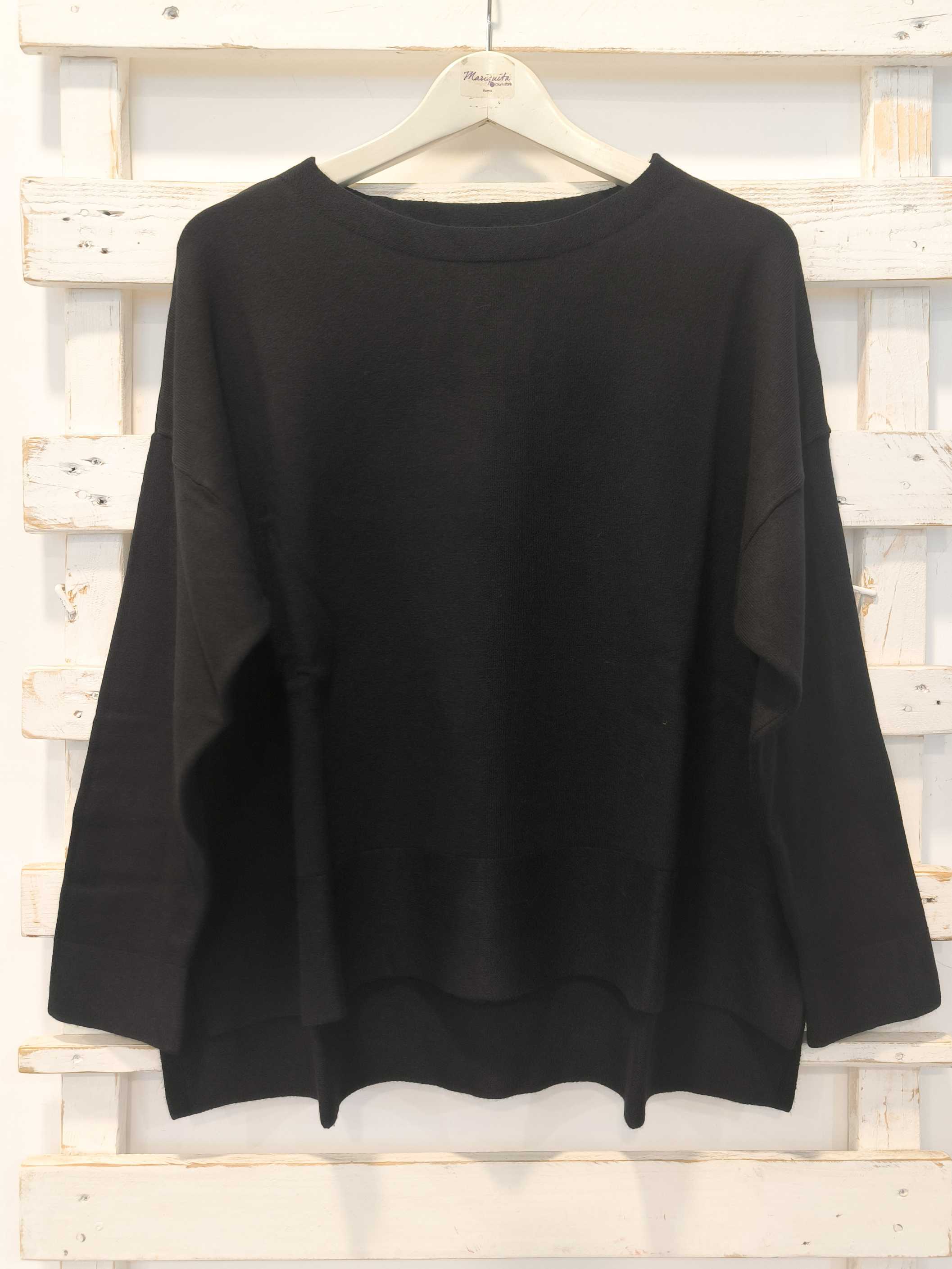 MAGLIA OVER - nero
