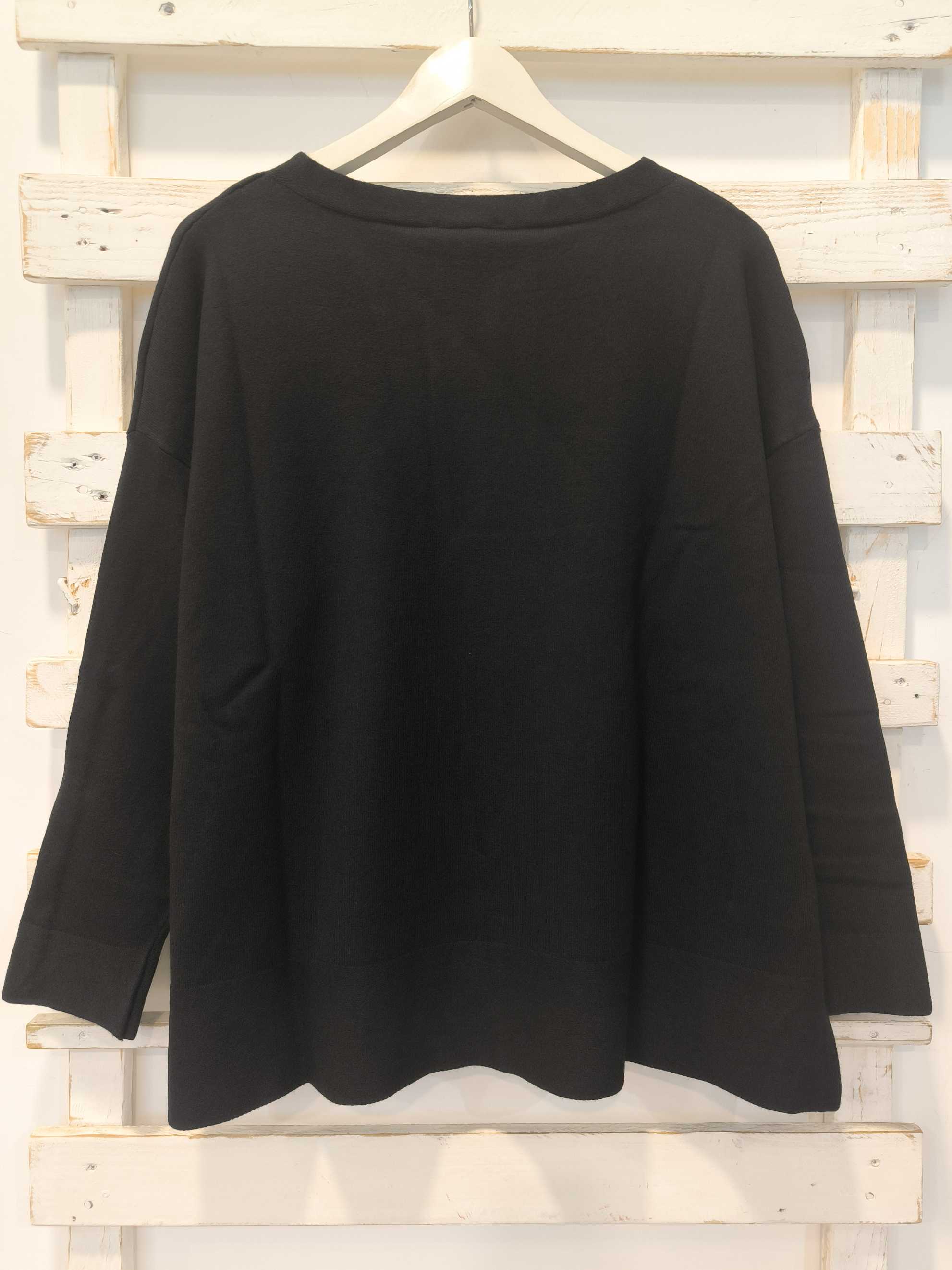 MAGLIA OVER - nero