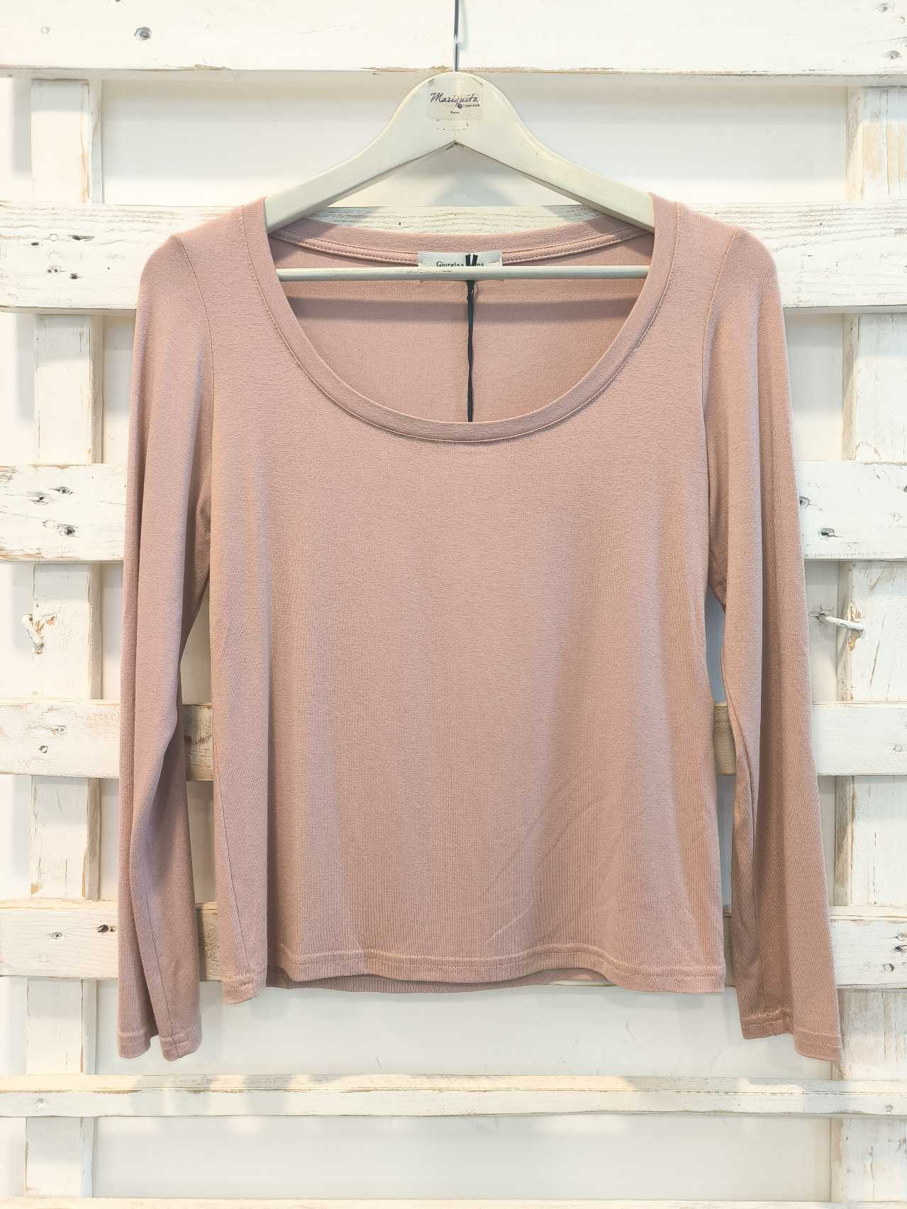 Maglia basic M/L - rosa