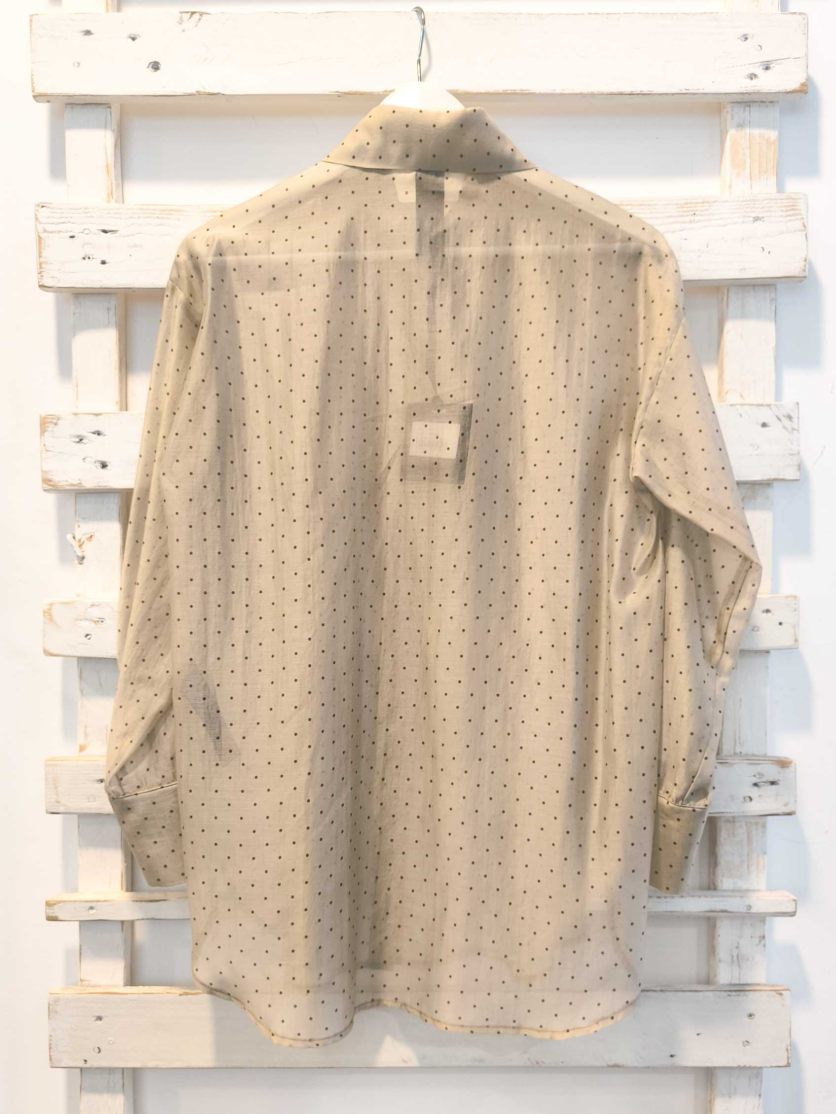 CAMICIA POIS - SABBIA/FONDENTE