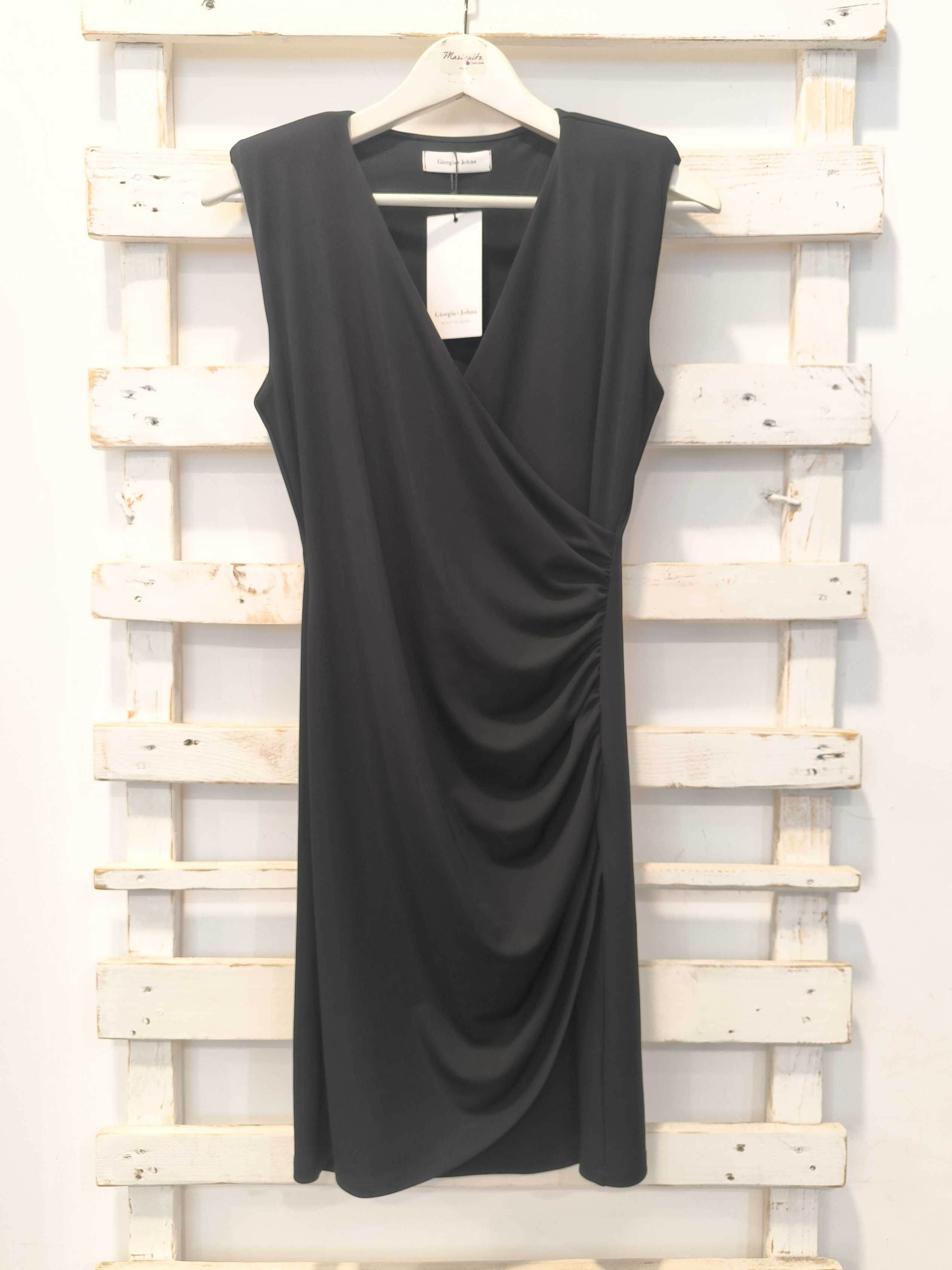 ABITO SCOLLO INCROCIATO - nero