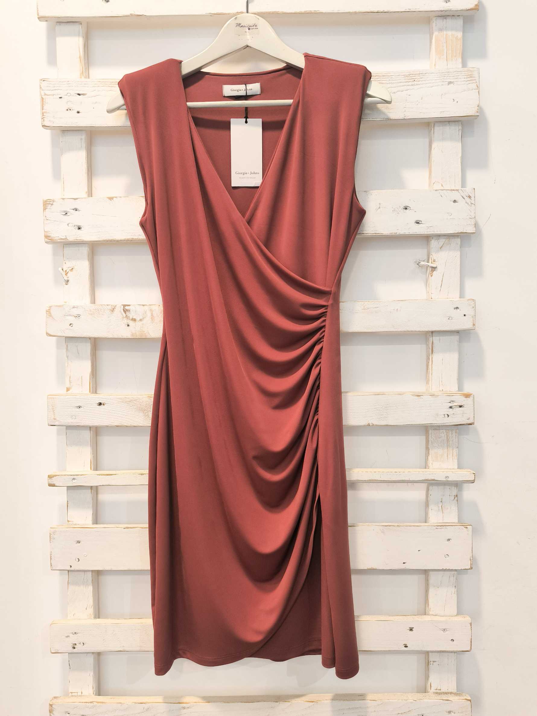 ABITO SCOLLO INCROCIATO - Blush