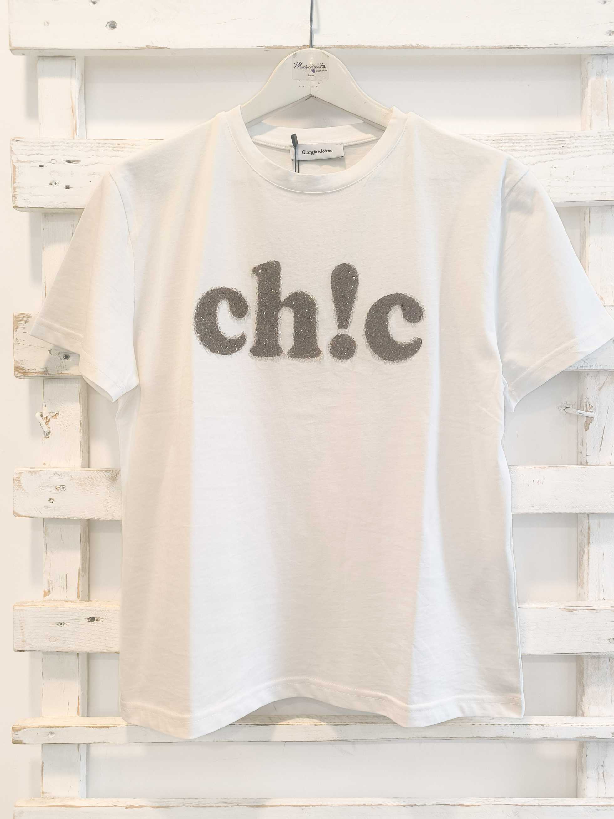 T-SHIRT "CHIC" - bianca