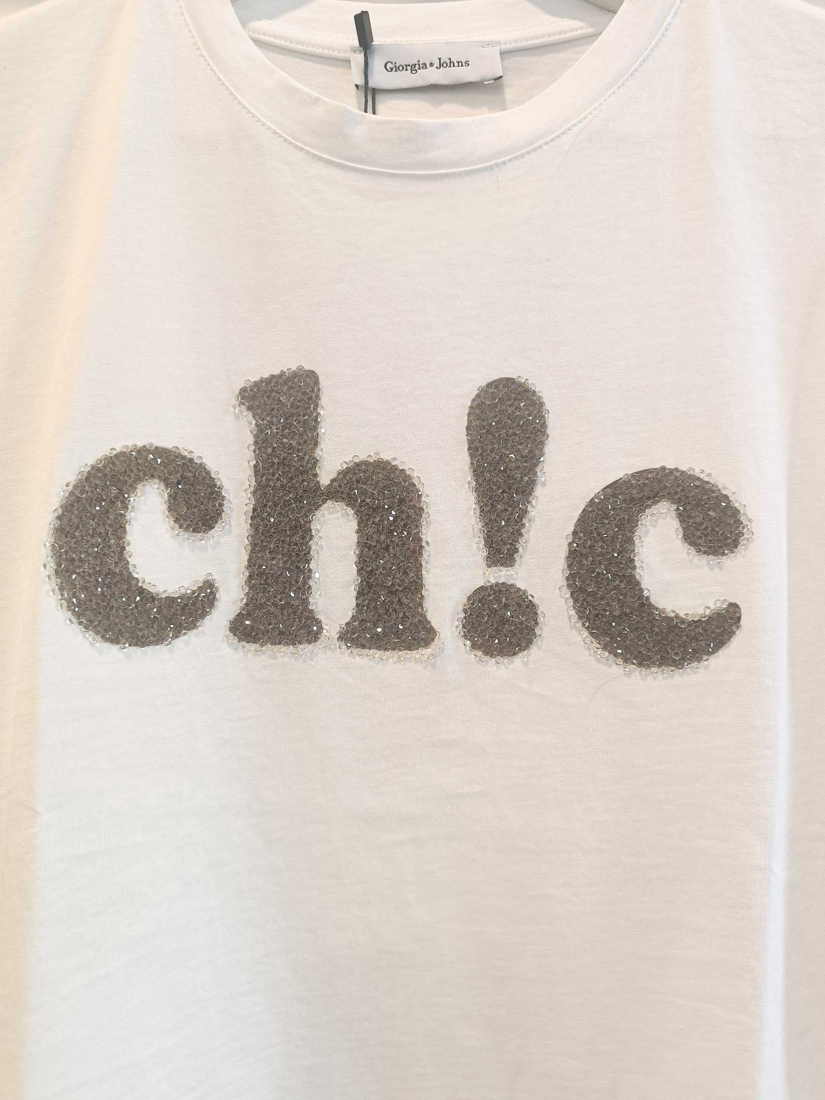 T-SHIRT "CHIC" - bianca