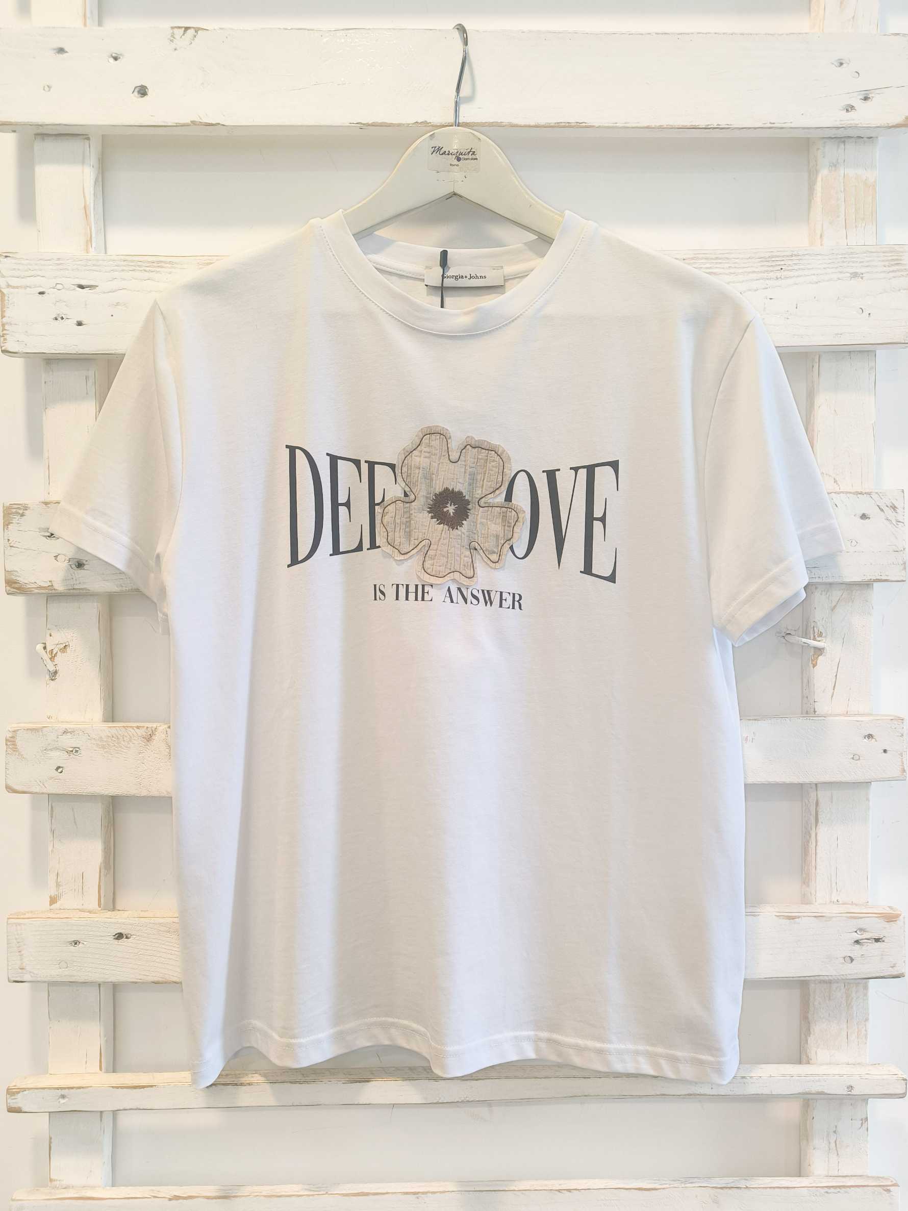 T-SHIRT DEEP LOVE - bianca