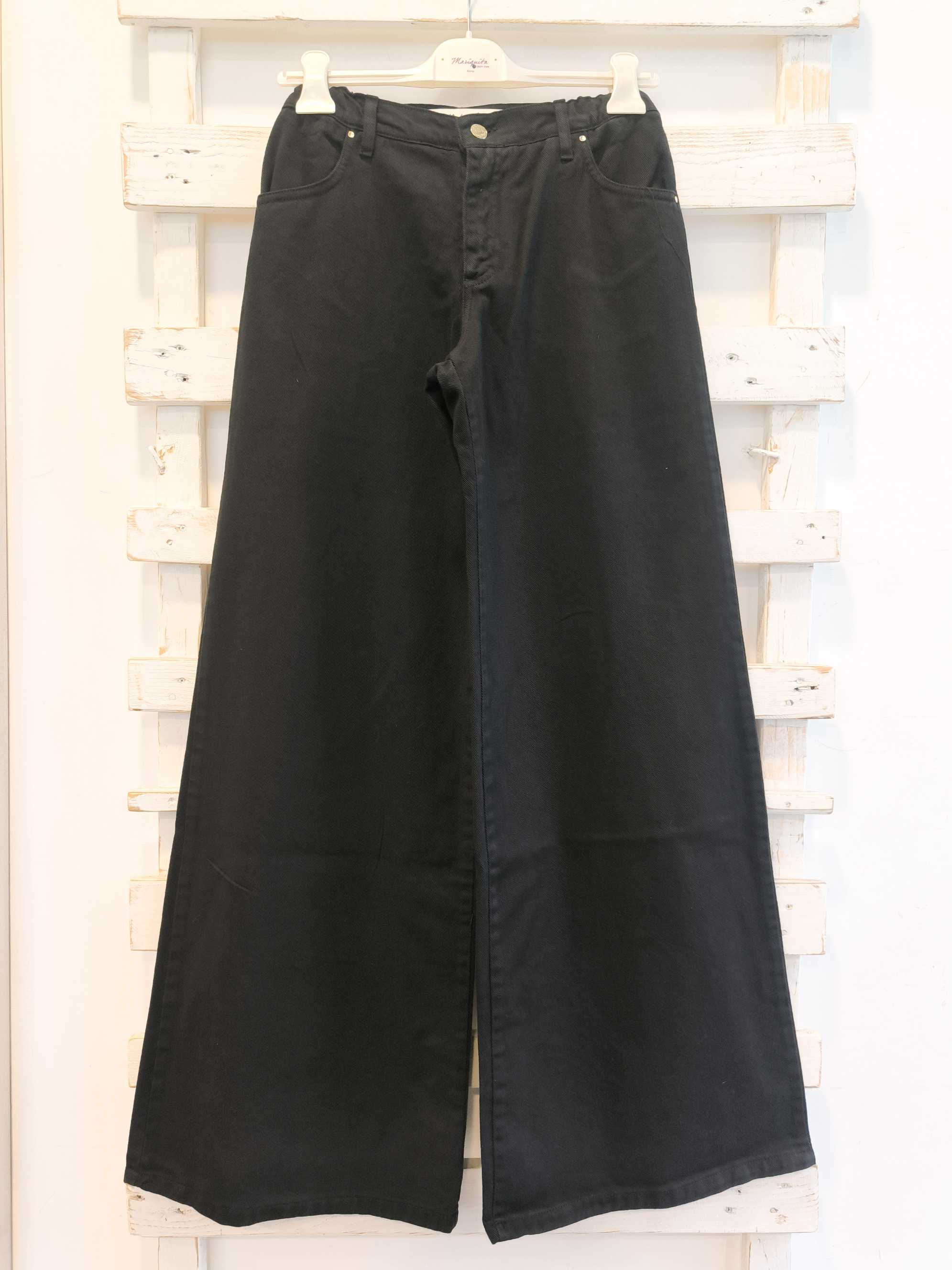 Molly panta palazzo - nero