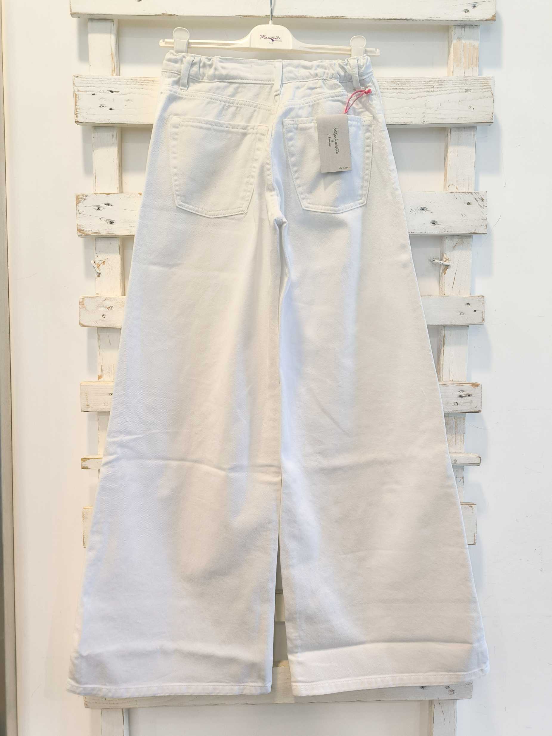Molly panta palazzo - Bianco