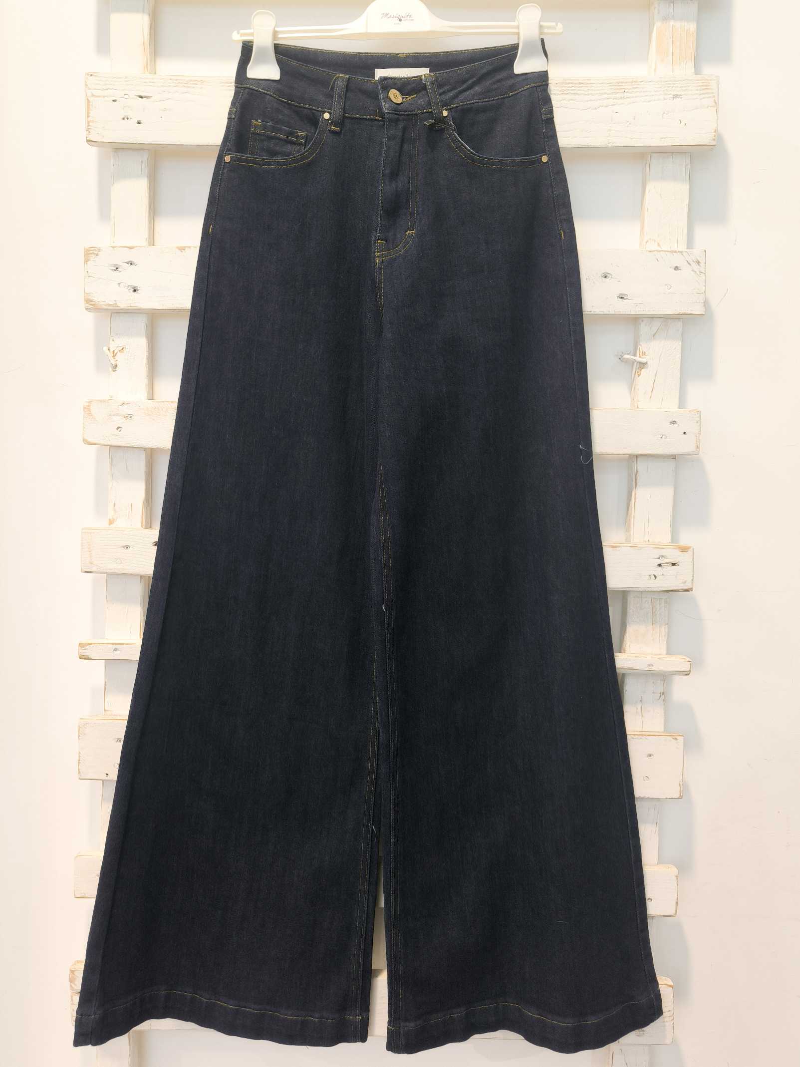 JEANS PALAZZO - Jeans Scuro