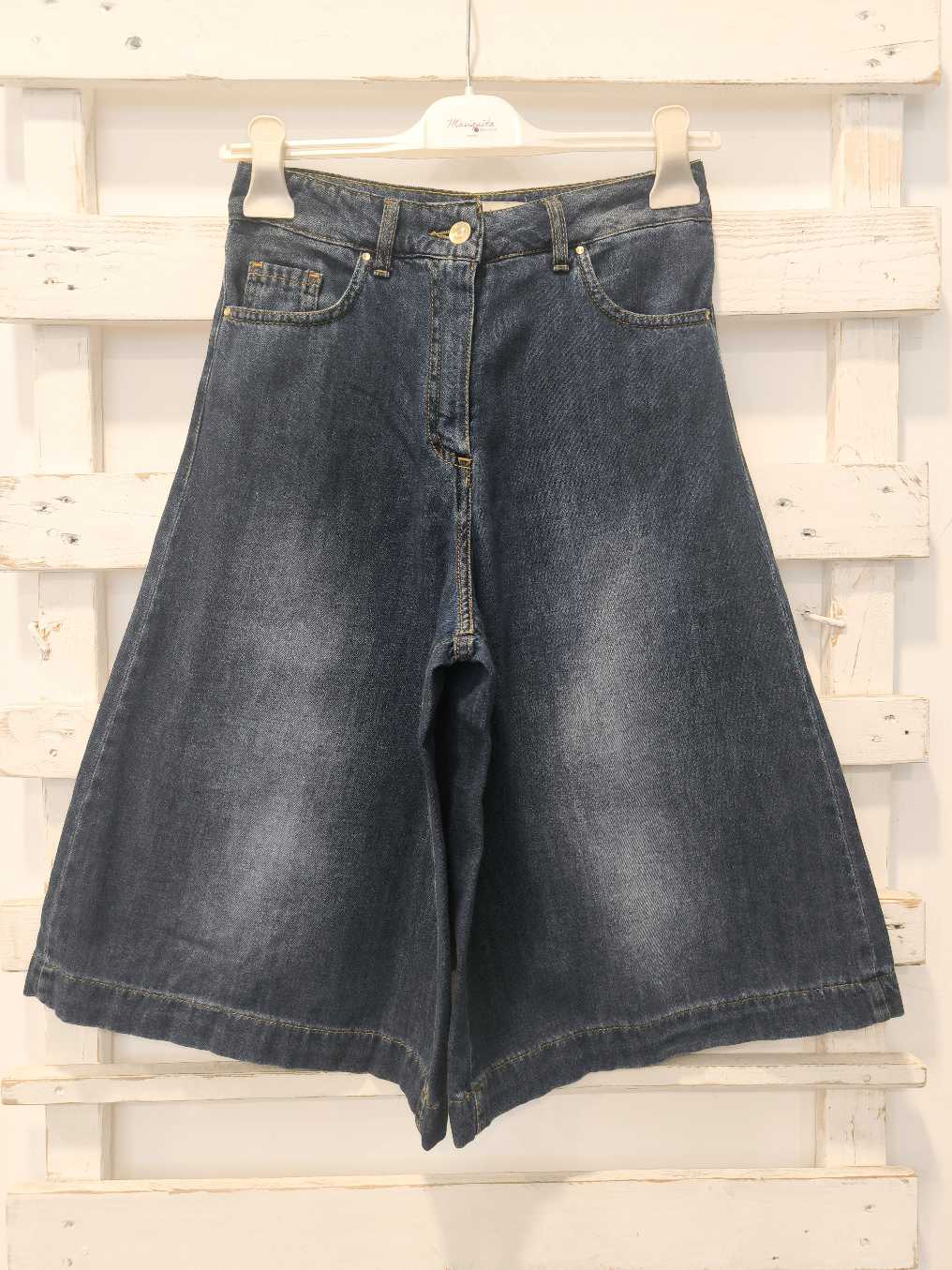 Bermuda Jeans - Blue Denim