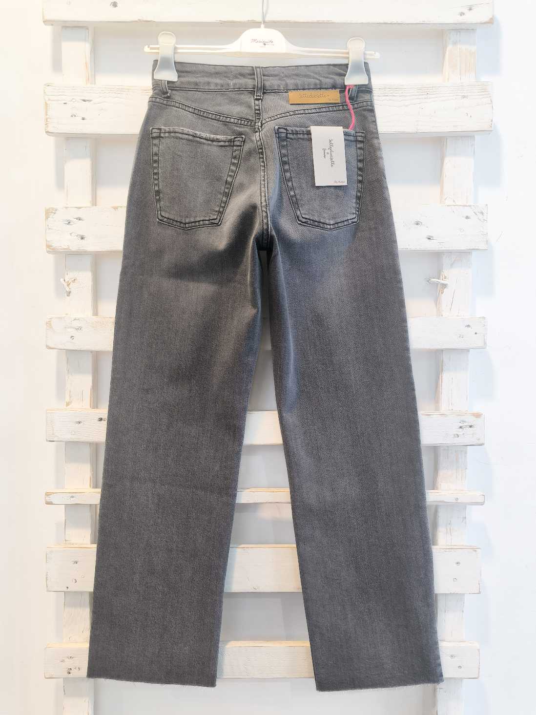 DENIM BRILLANTINI - Grigio