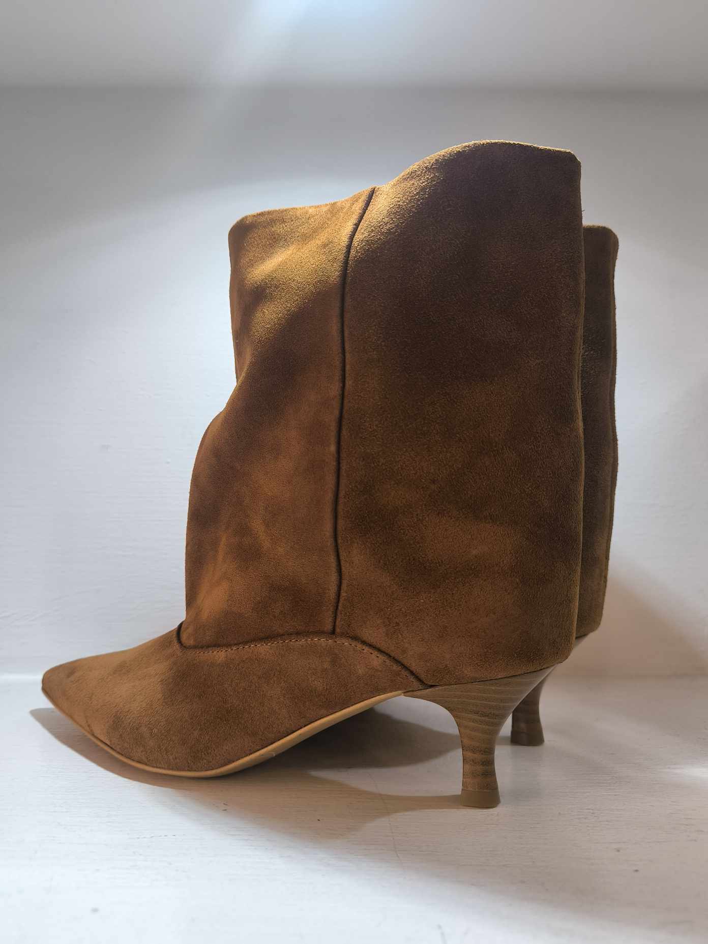 TRONCHETTO CAMOSCIO - cuoio