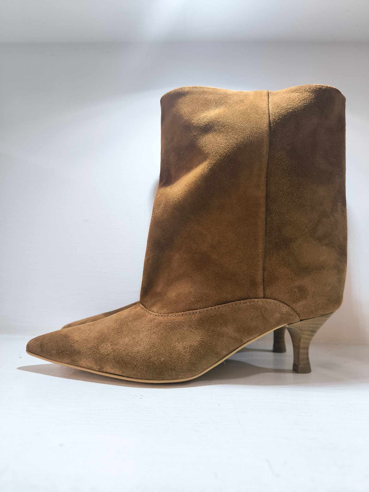 TRONCHETTO CAMOSCIO - cuoio