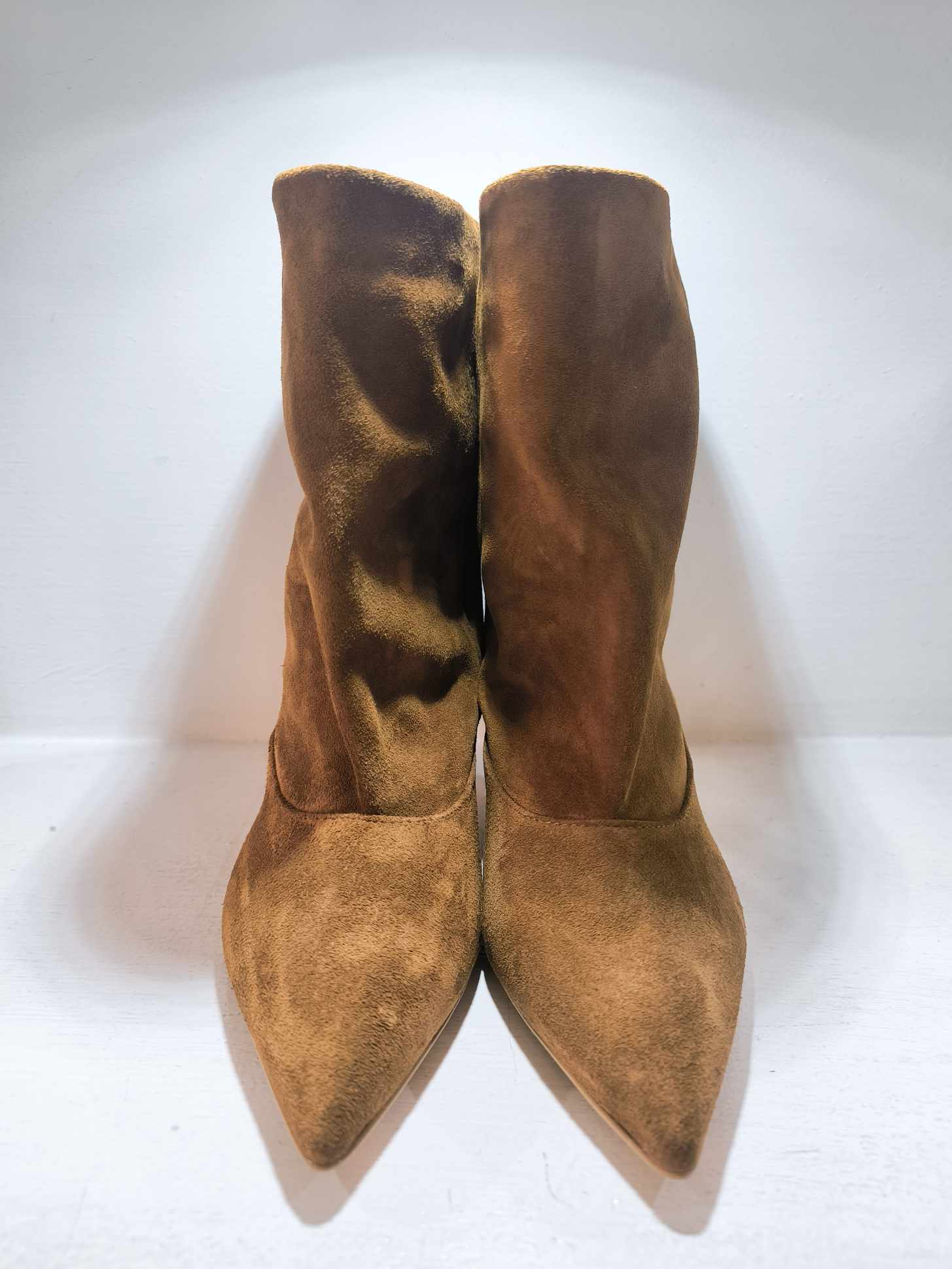 TRONCHETTO CAMOSCIO - cuoio