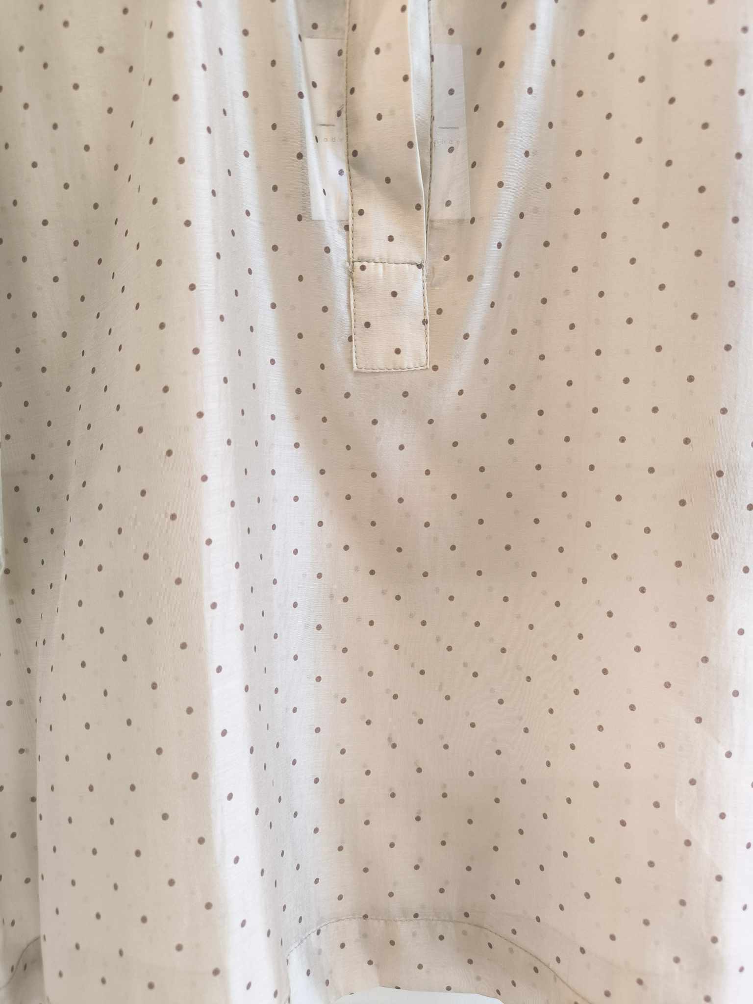 BLUSA POLO POIS - SABBIA/FONDENTE