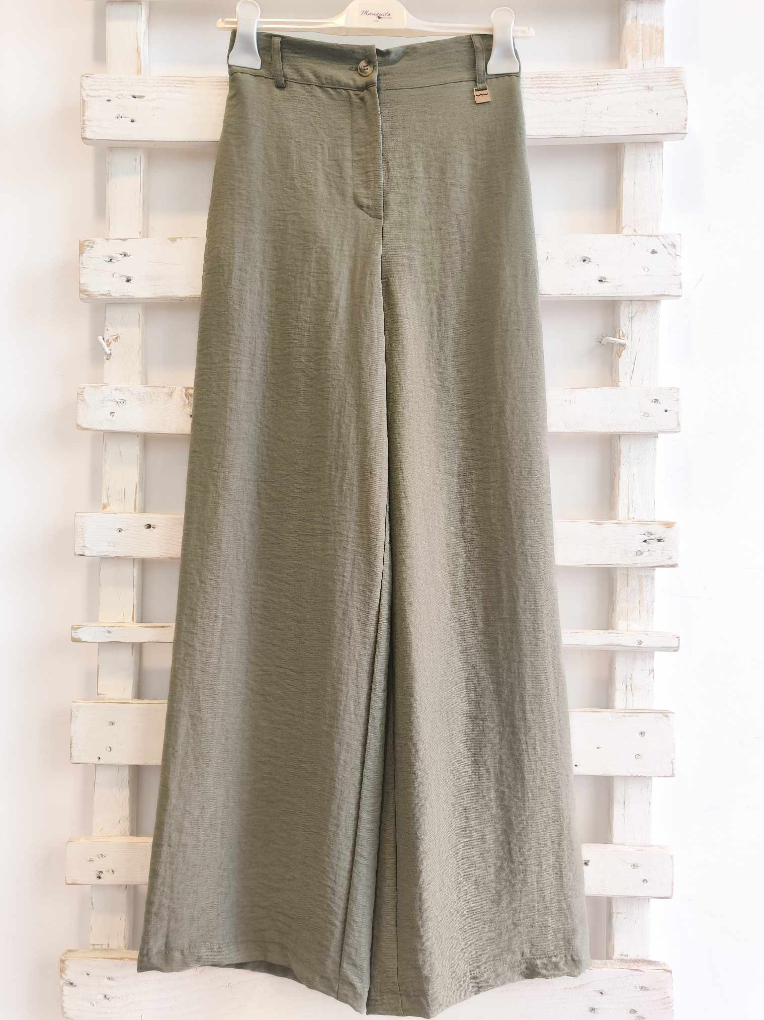 PANATLONE PALAZZO - MILITARY