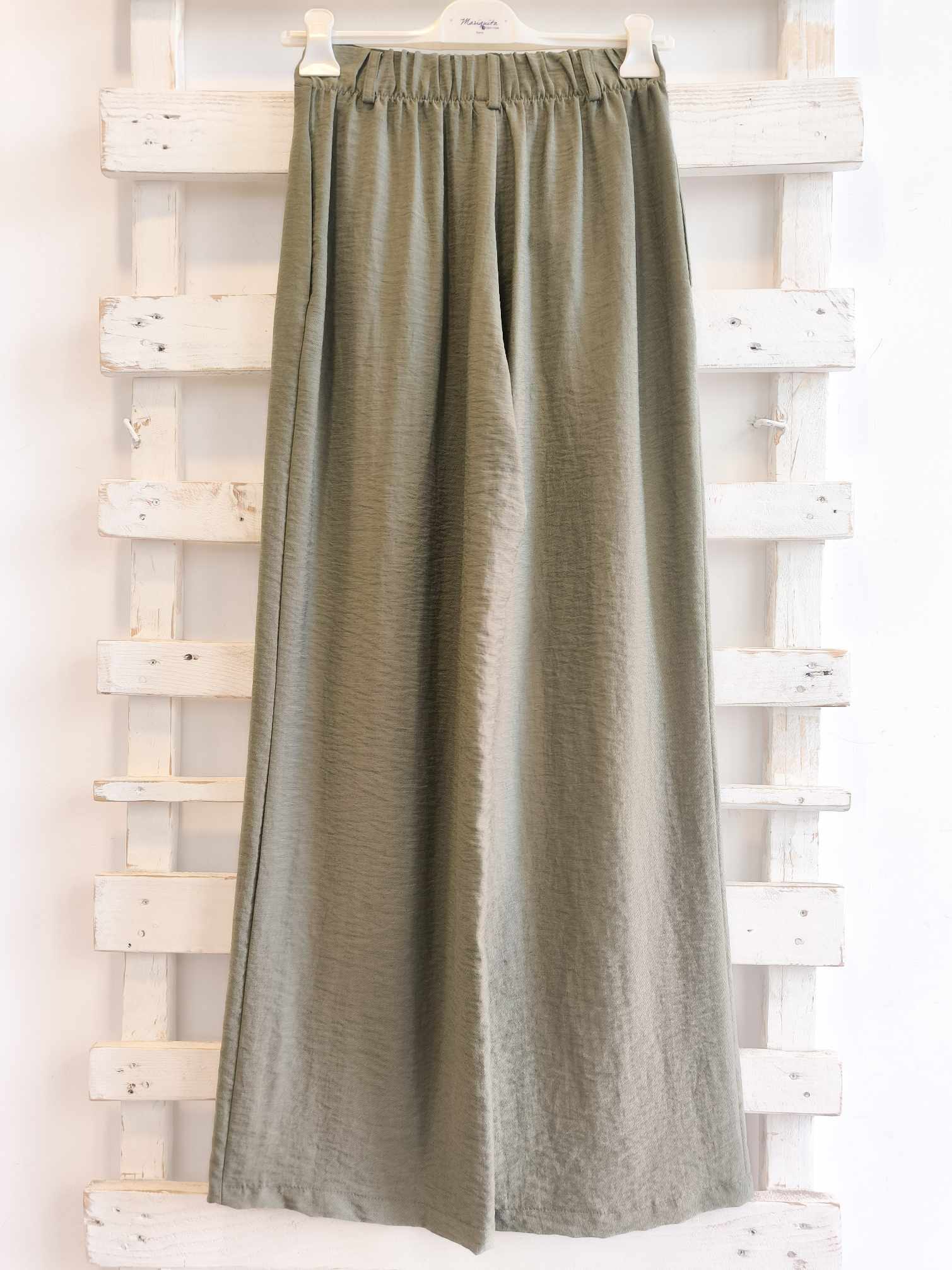 PANATLONE PALAZZO - MILITARY