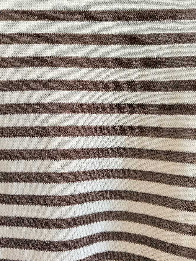 GIROCOLLO RIGHE - CREMA/MORO