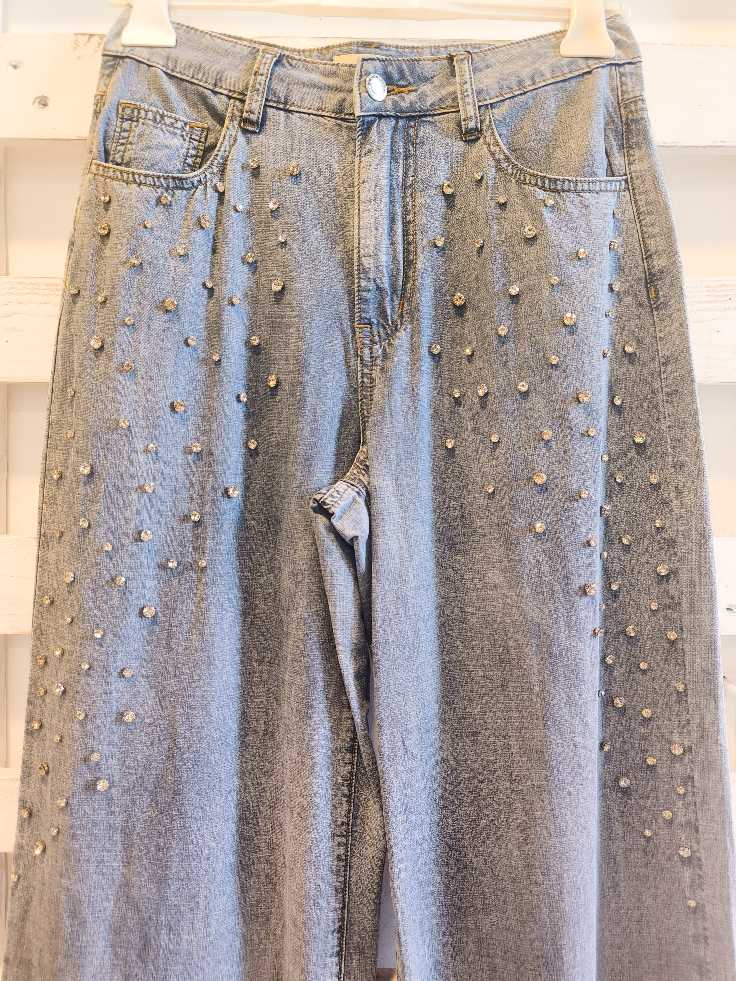 JEANS PALAZZO - denim