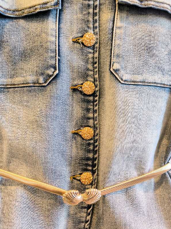 GILET DENIM - denim