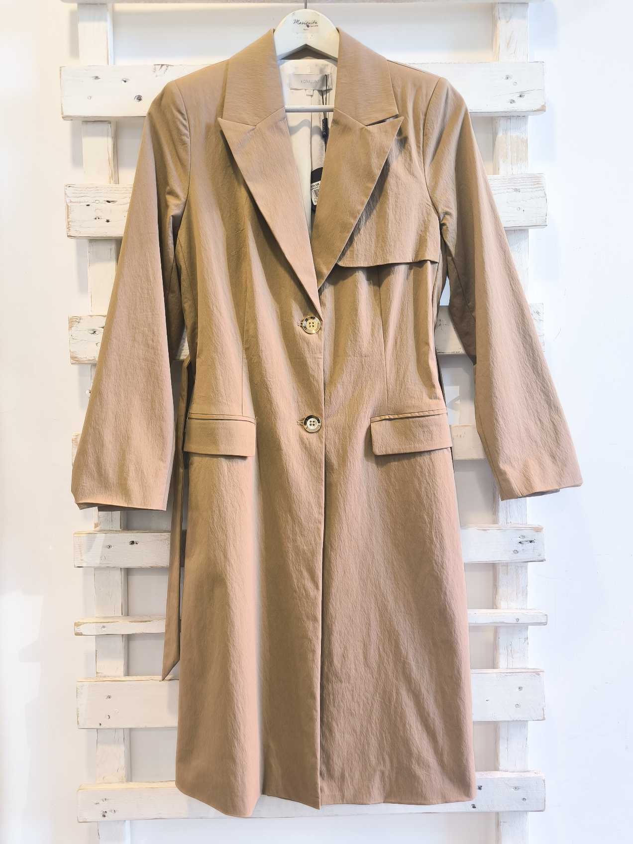 TRENCH-SPOLVERINO - camel