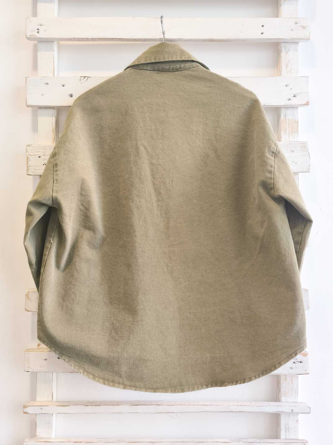 CAMICIA DENIM - verde