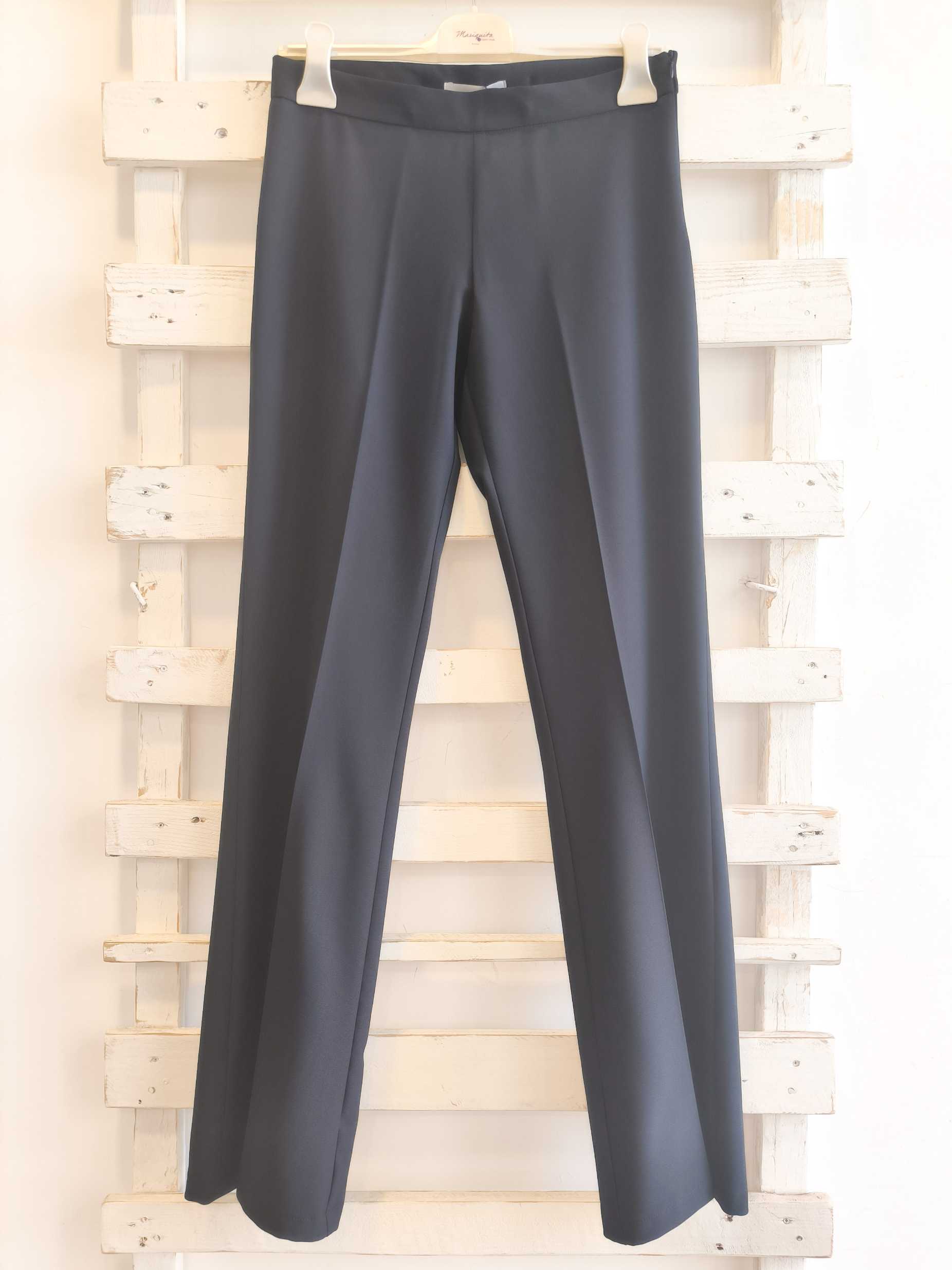 PANTALONE FLARE - blu