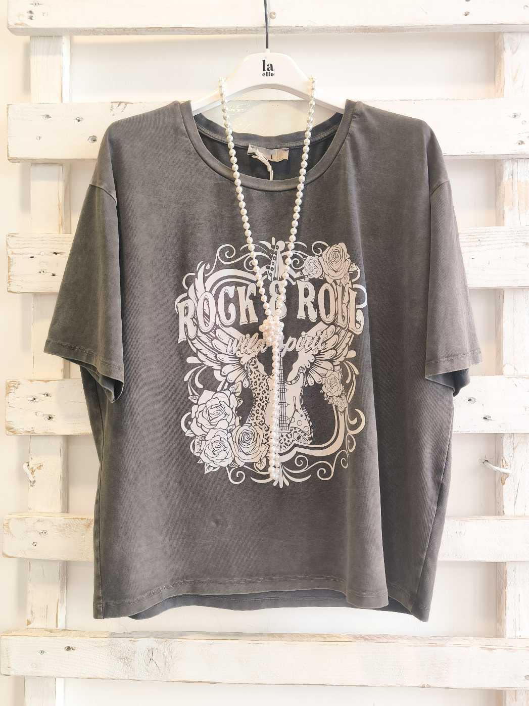 T-SHIRT ROCK - Grey