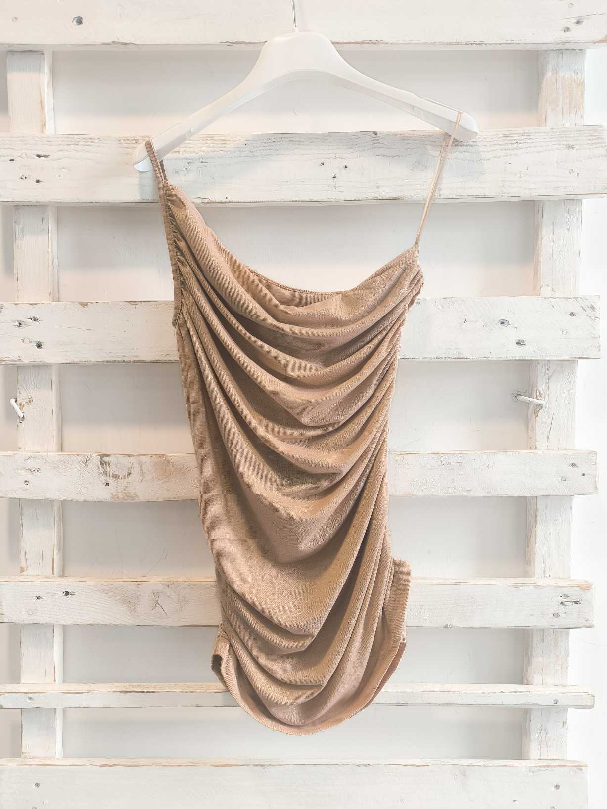 TOP MONOSPALLA - rosa