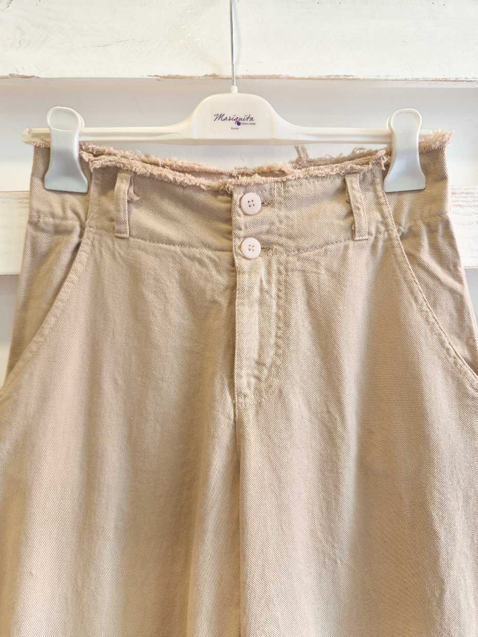 Pantalone palazzo - Cammello