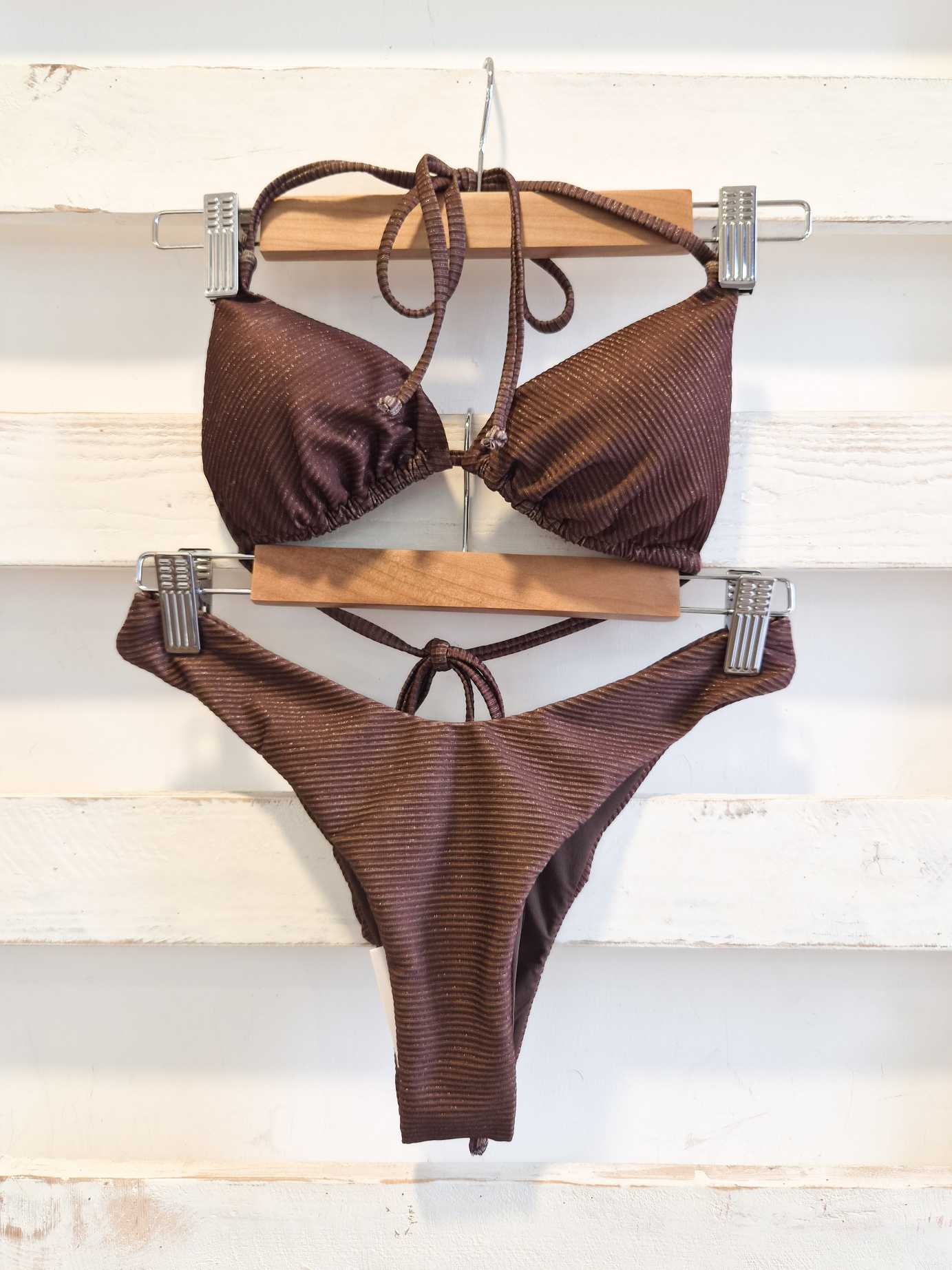 MINA COSTINA LUREX - Marrone