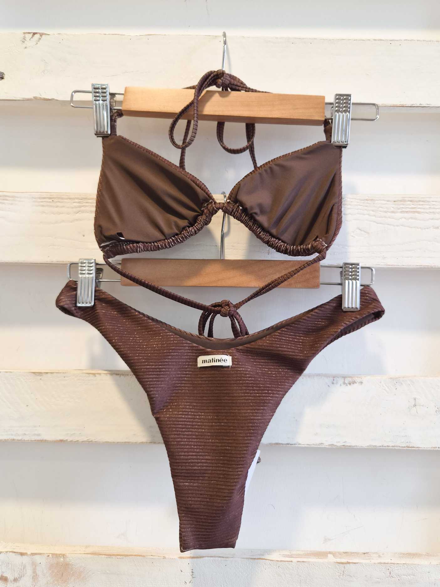 MINA COSTINA LUREX - Marrone
