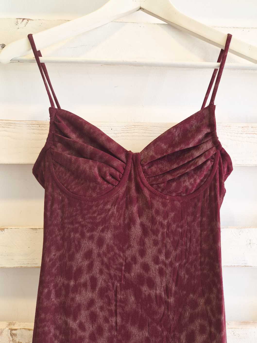 ABITO ANIMALIER - bordeaux
