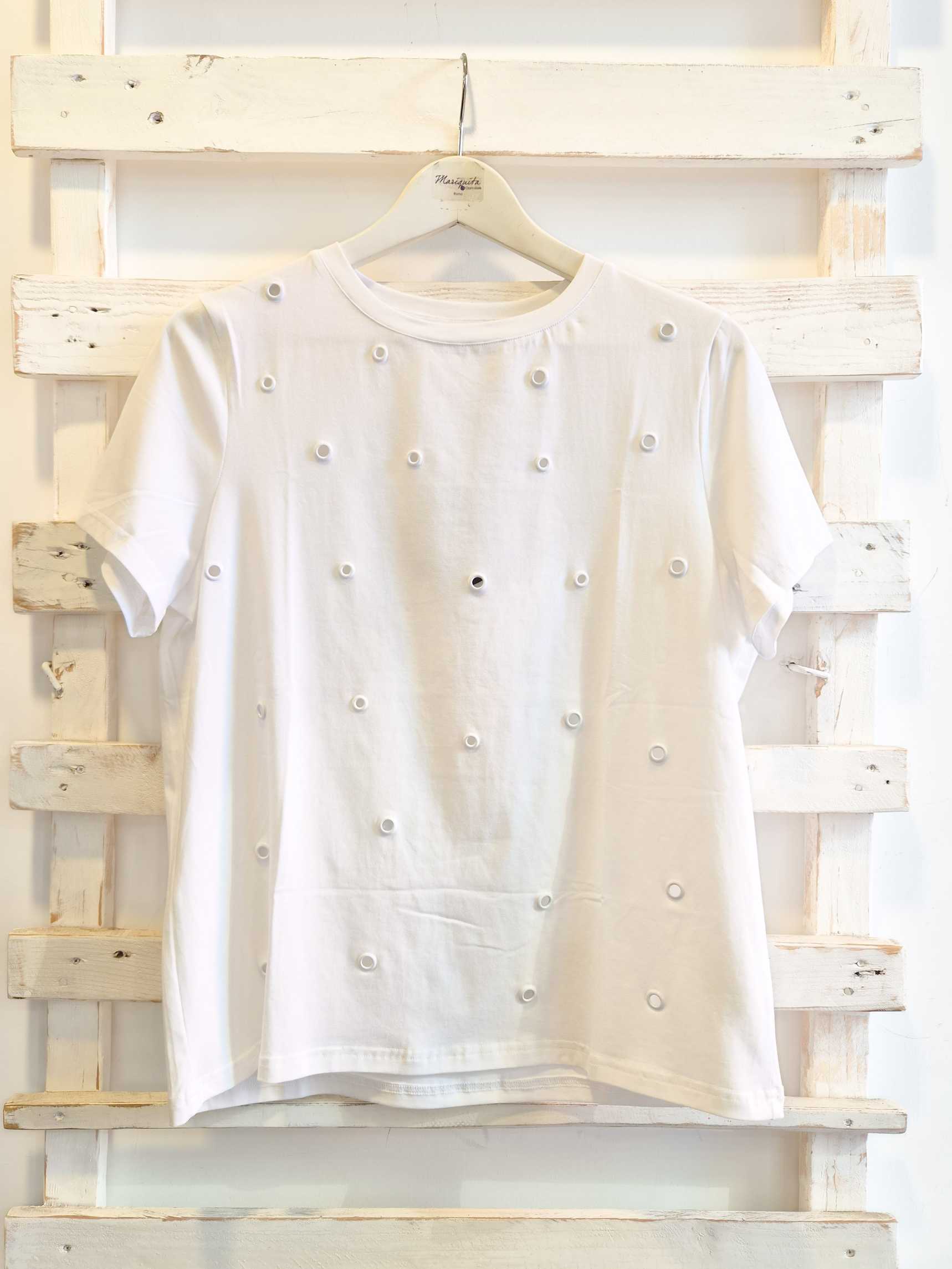 T-SHIRT LUMINELLI - Bianco