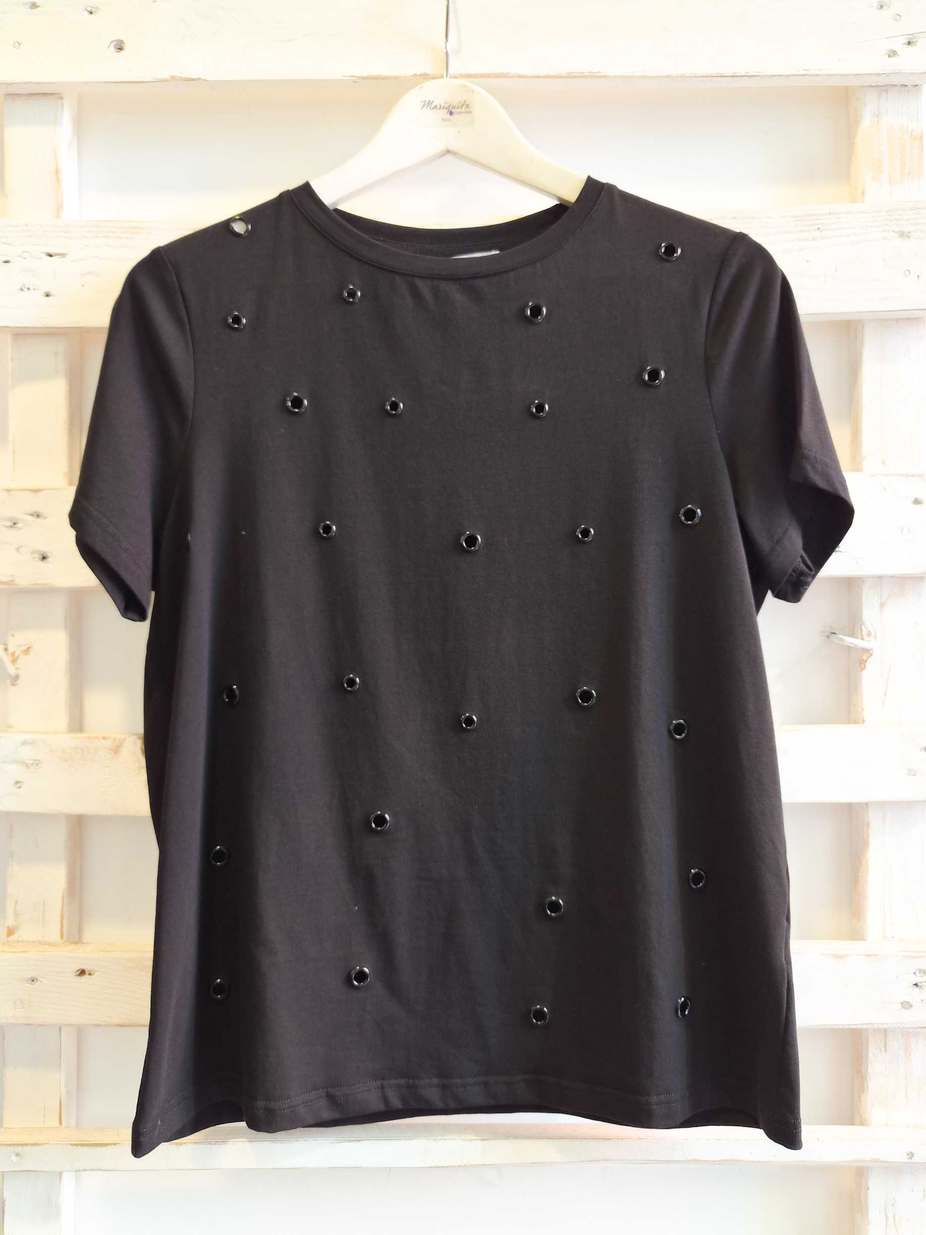 T-SHIRT LUMINELLI - nero