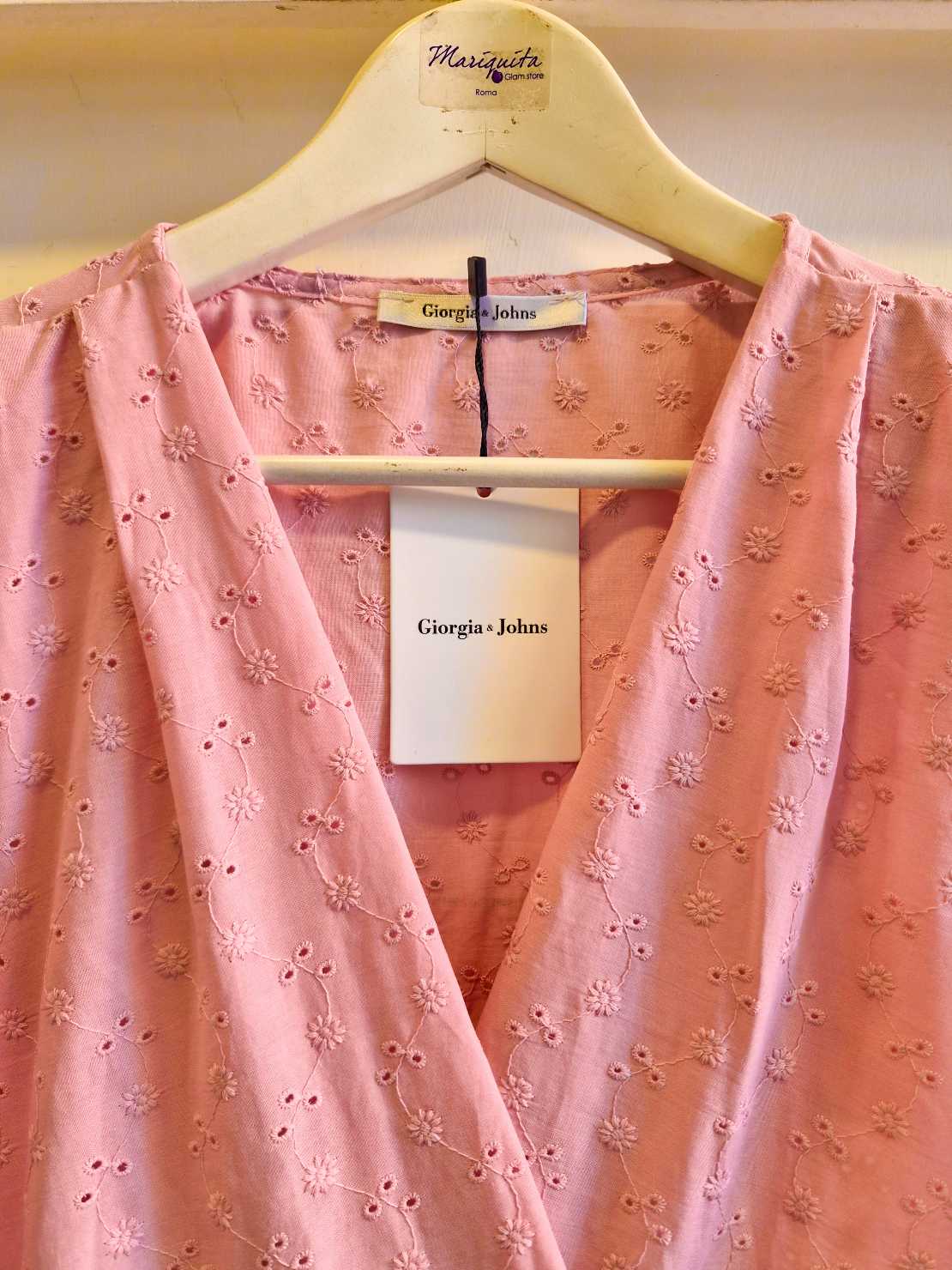 BLUSA INCROCIATA - rosa