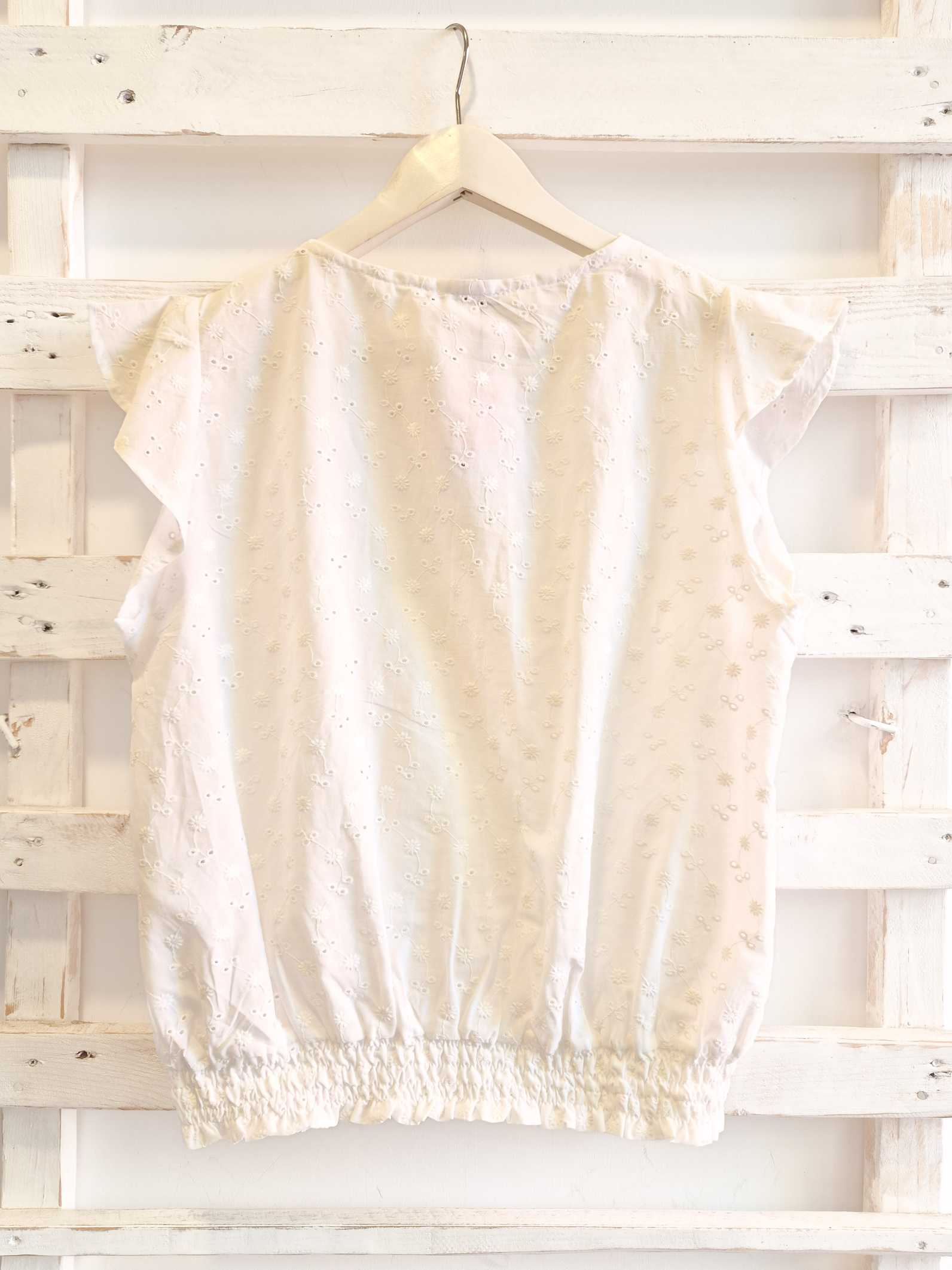 BLUSA INCROCIATA - Bianco