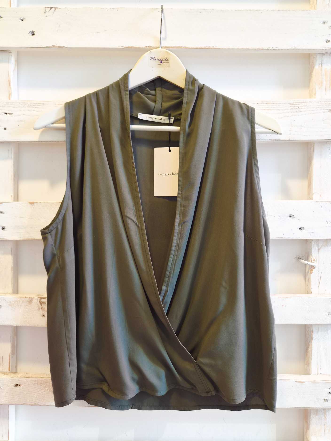 TOP INCROCIATO - militare