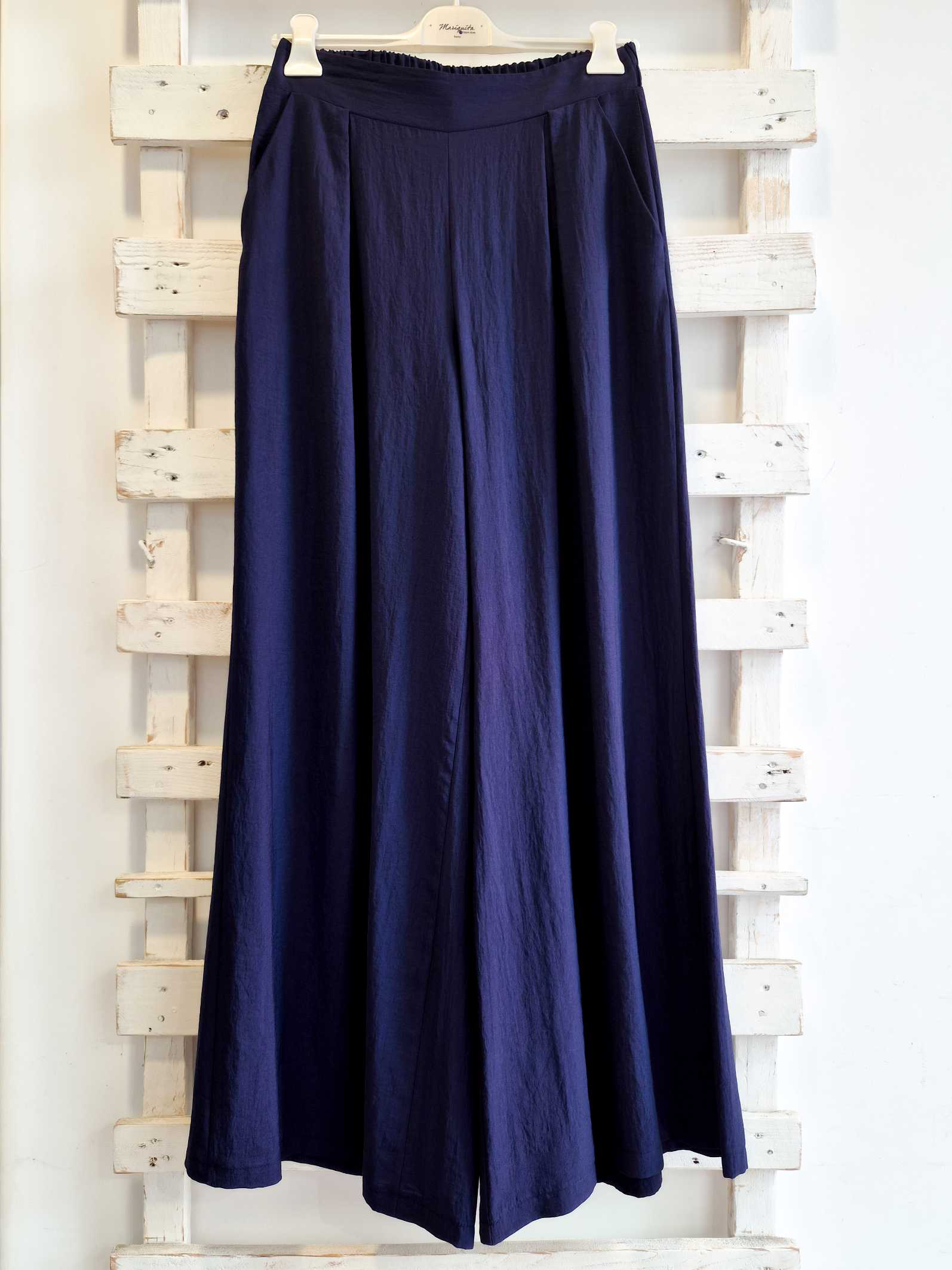 PANATLONE PALAZZO - blu