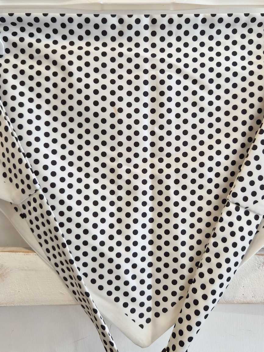 FOULARD TOP - POIS WHITE