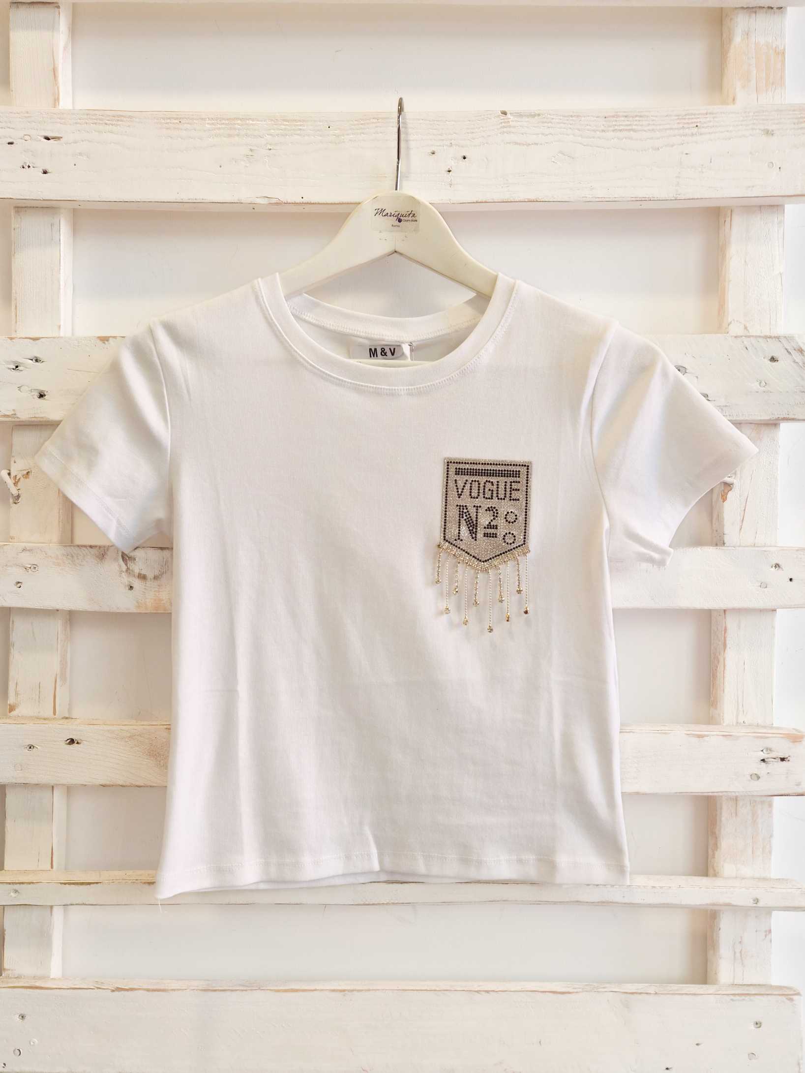 T-SHIRT VOGUE - Bianco