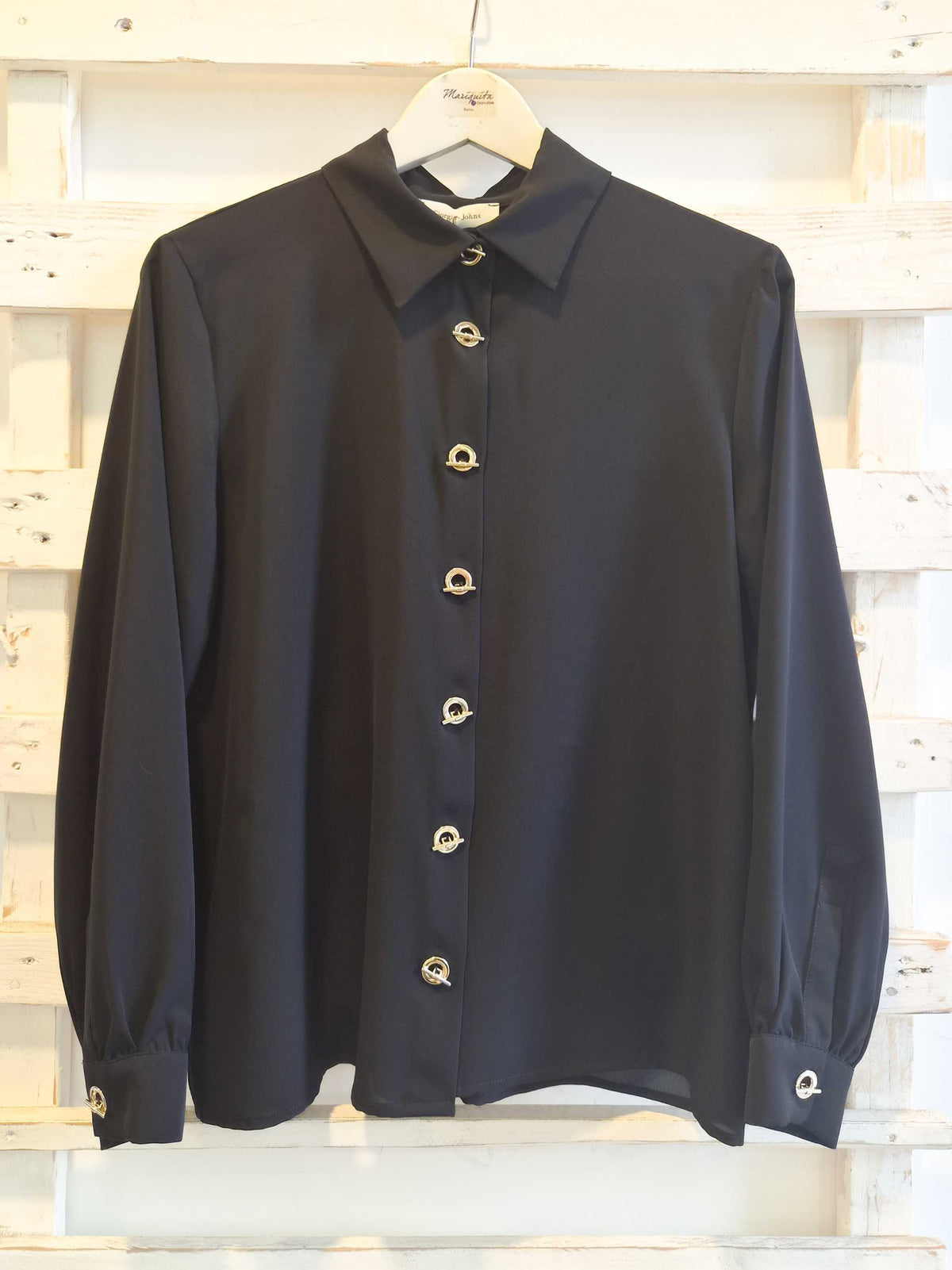 CAMICIA OCCHIELLO - nero