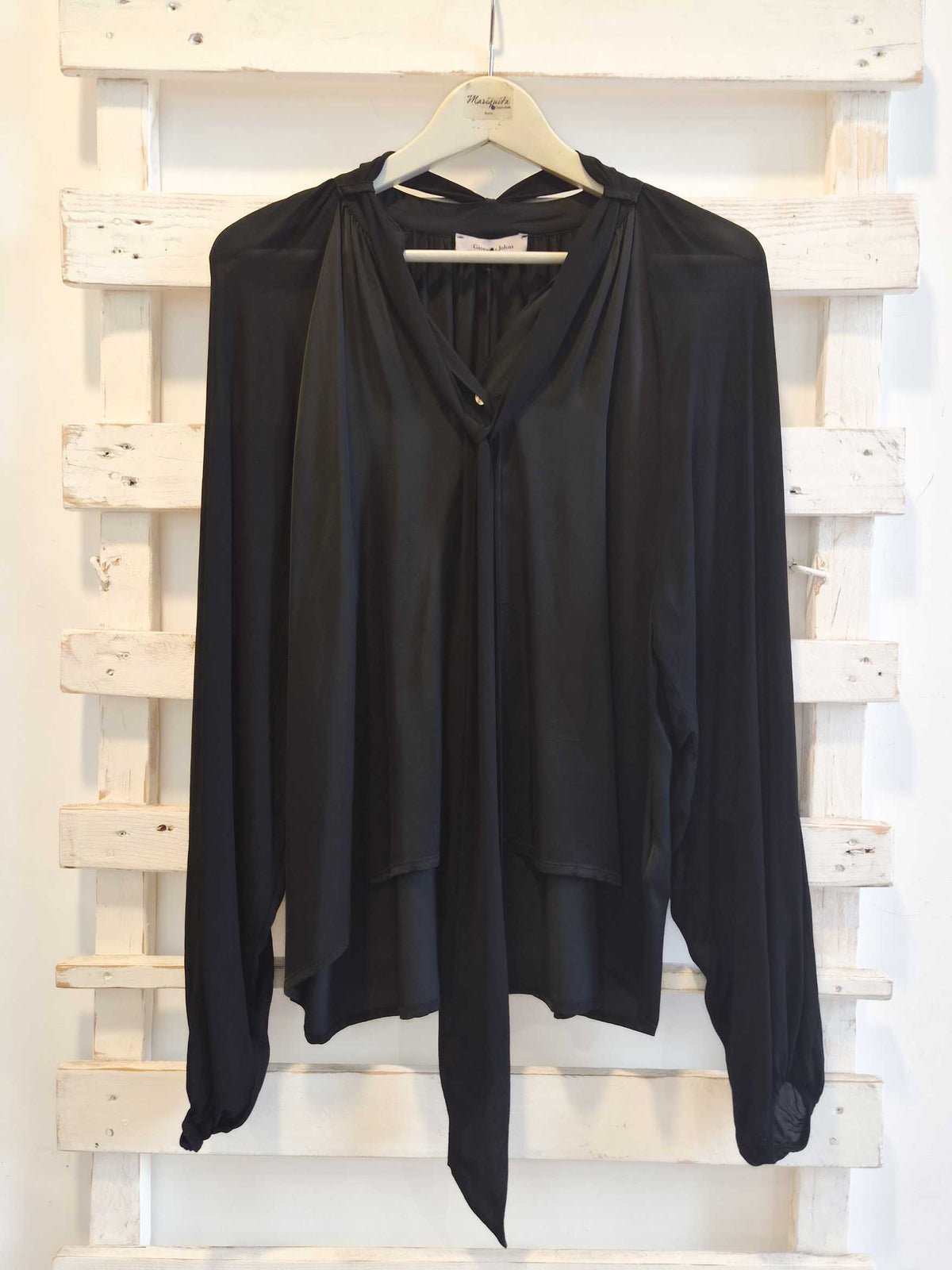 CAMICIA FOULARD - nero
