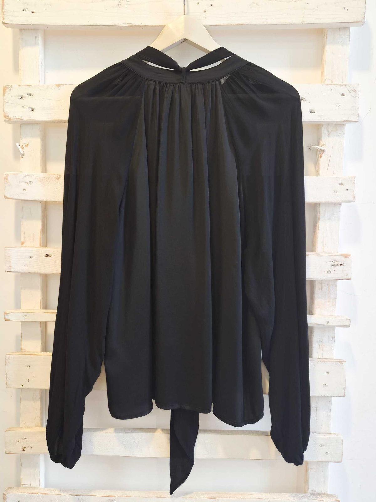 CAMICIA FOULARD - nero