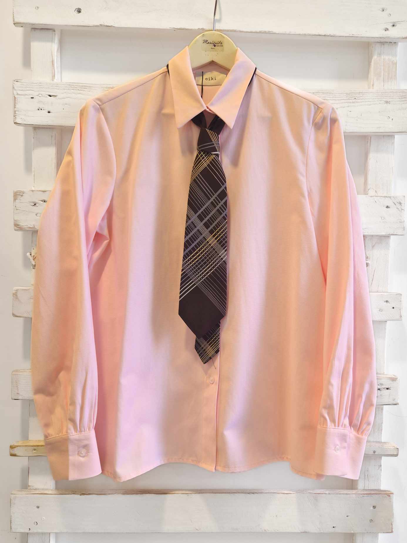 CAMICIA CRAVATTA - rosa