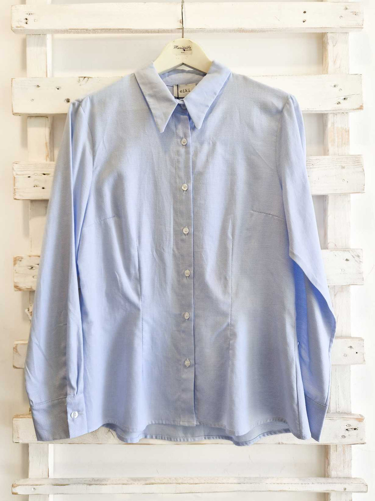 CAMICIA FIT - Celeste