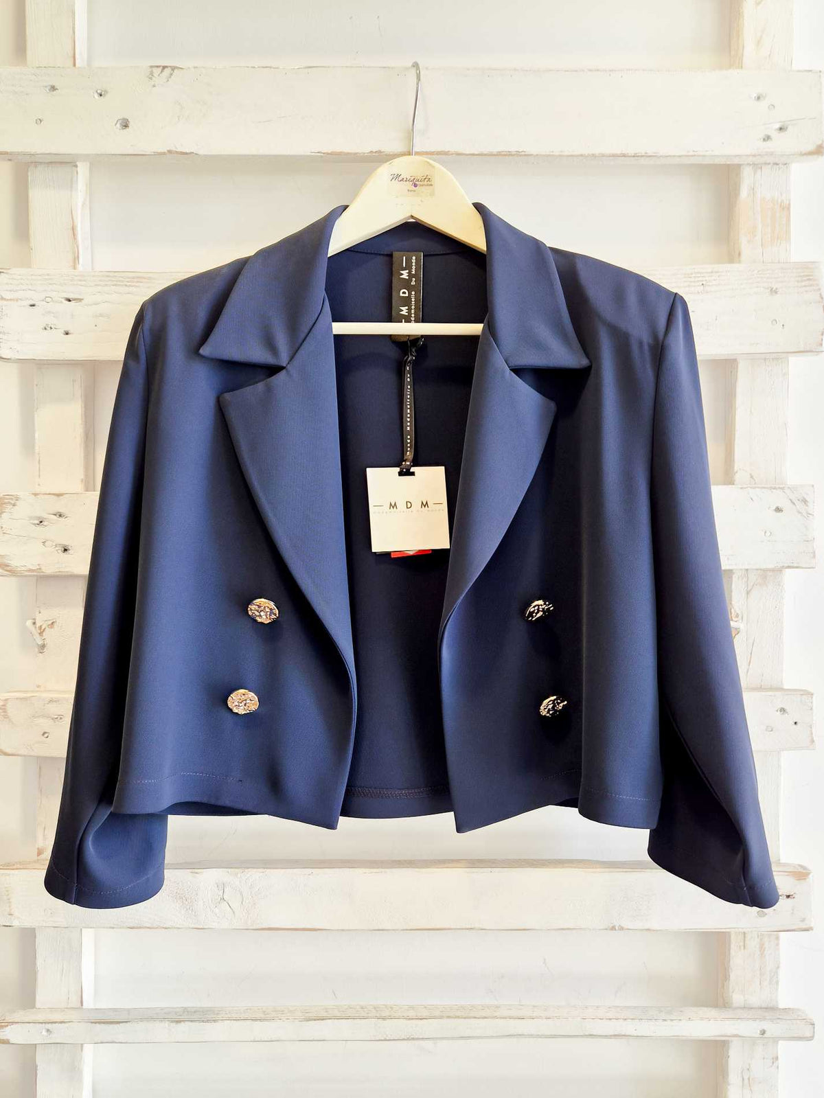 BLAZER CROP - blu