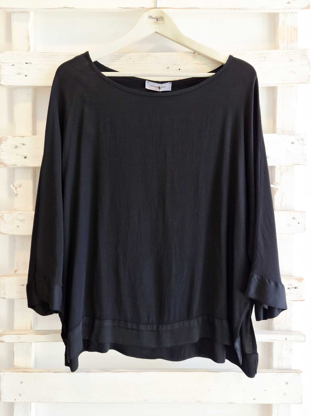 BLUSA BIMATERICA - nero