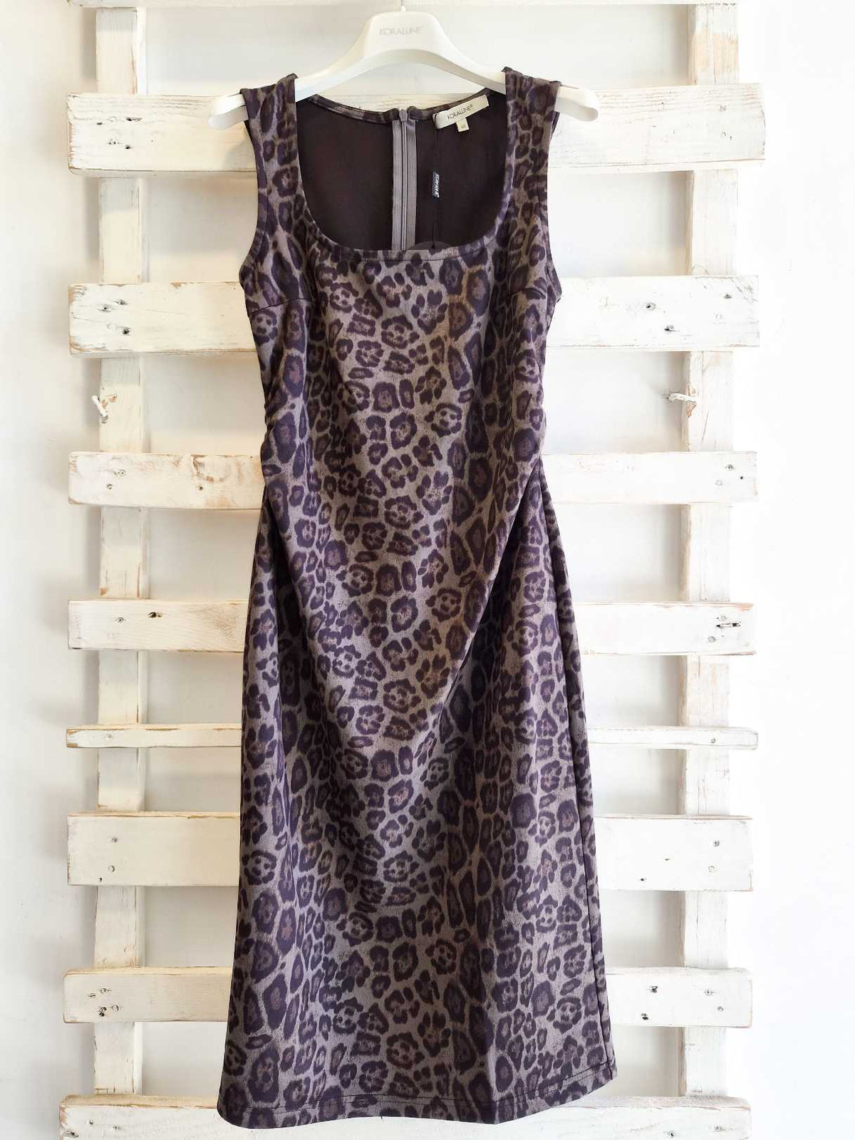 ABITO STRETCH MACULATO - GRIGIO ANIMALIER