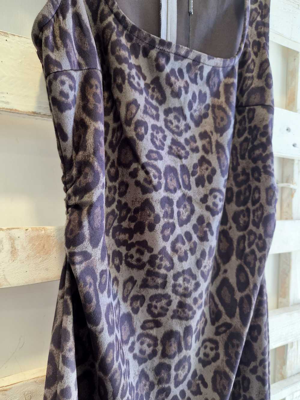 ABITO STRETCH MACULATO - GRIGIO ANIMALIER